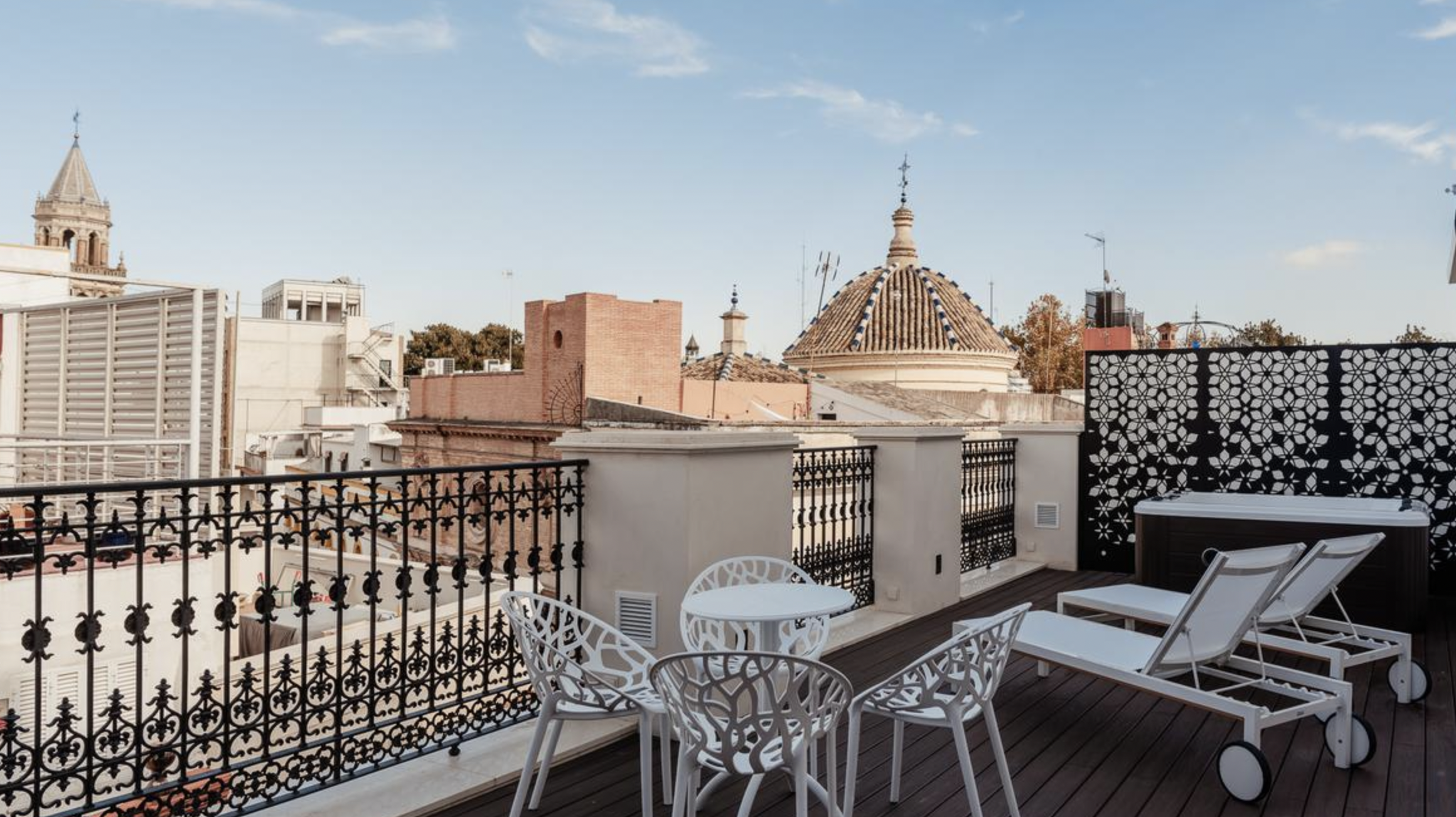 Vistas desde ea terraza del Hotel Nubuk.