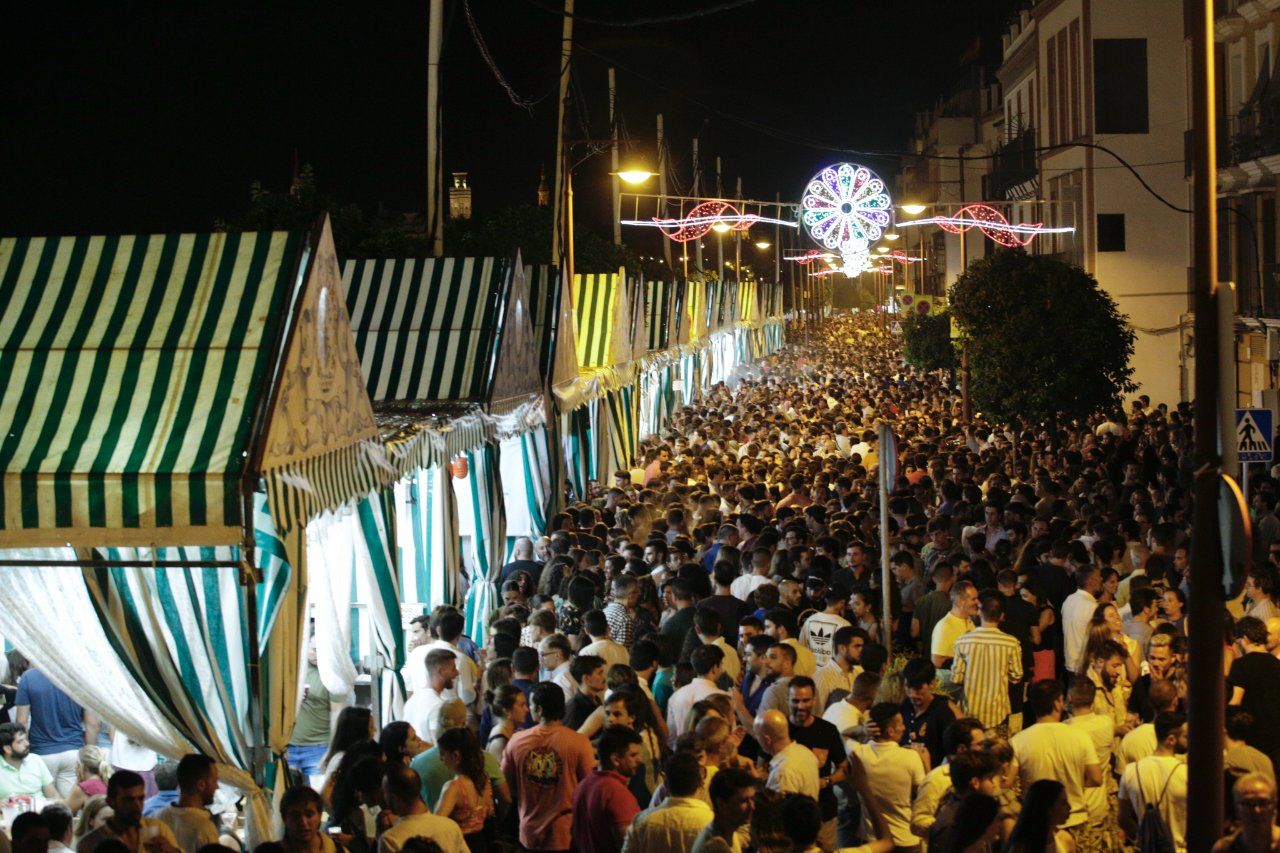 Imagen de la Velá de Triana en Sevilla.