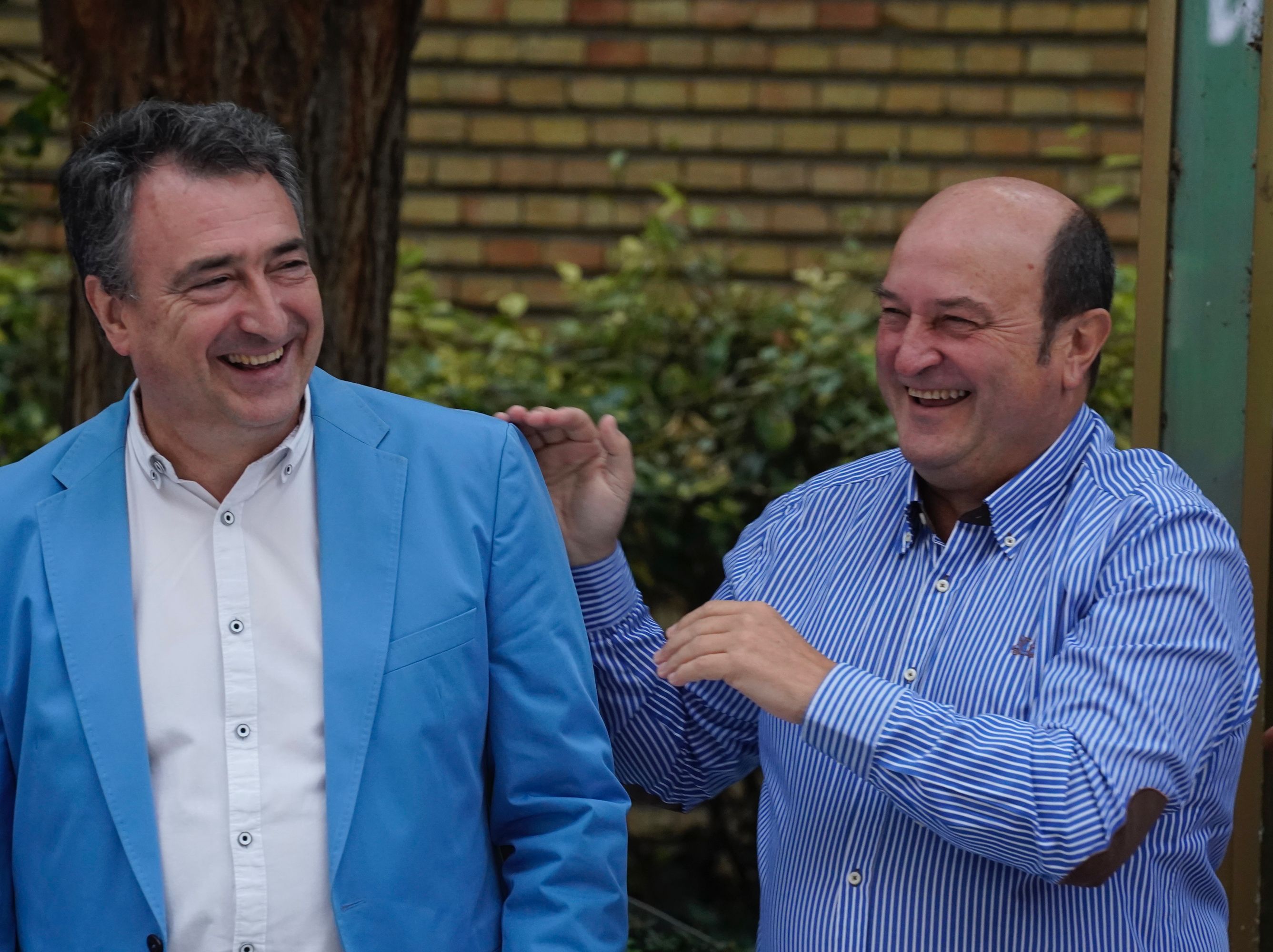 Aitor Esteban y  Andoni Ortuzar, dos de los principales dirigentes del PNV.