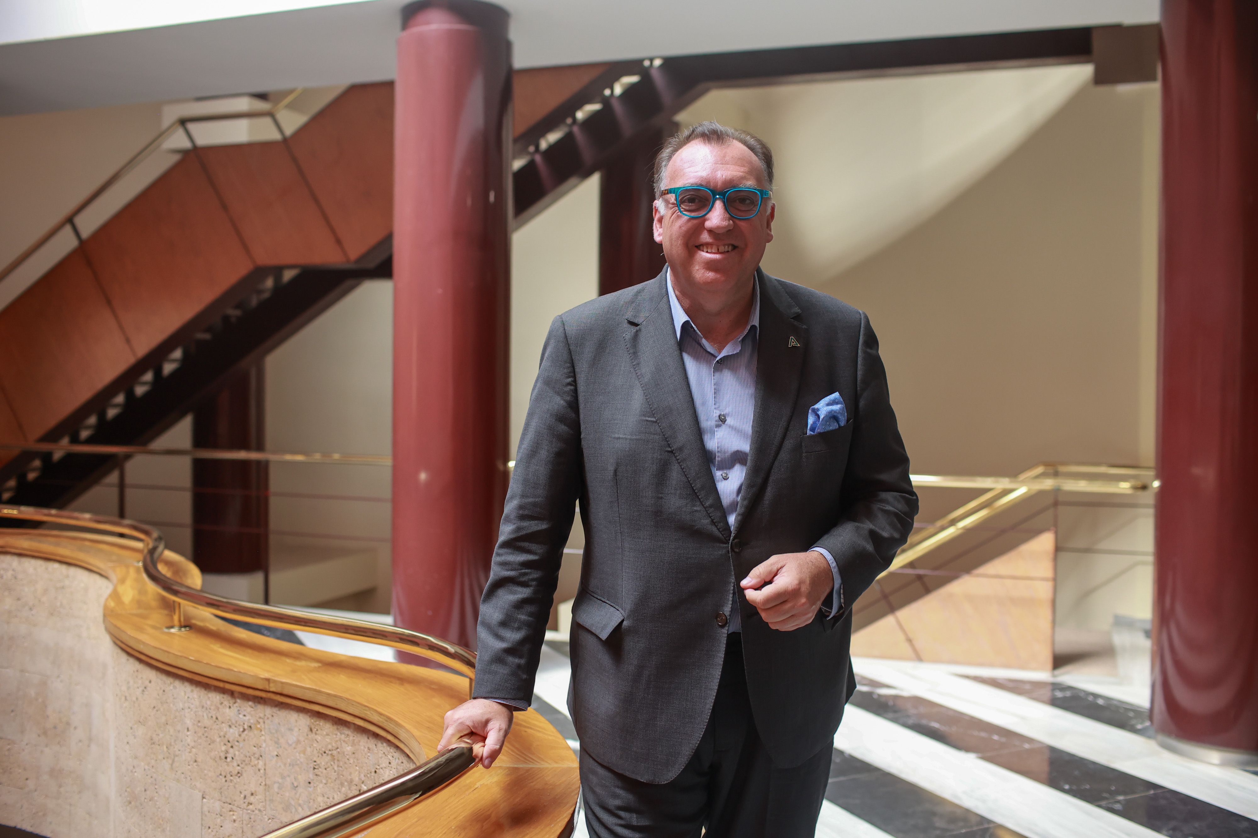 Arturo Bernal, consejero de Turismo, Cultura y Deporte, en el Ayuntamiento de Jerez hace unas semanas.