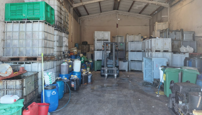 Otra imagen de la nave intervenida por la Junta de Andalucía.