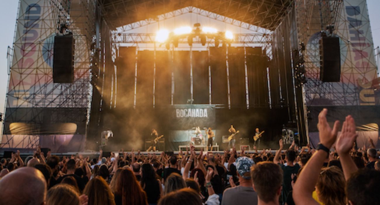 Espectacular ambiente en el festival Bahía Sound.   Foto: BAHÍA SOUND