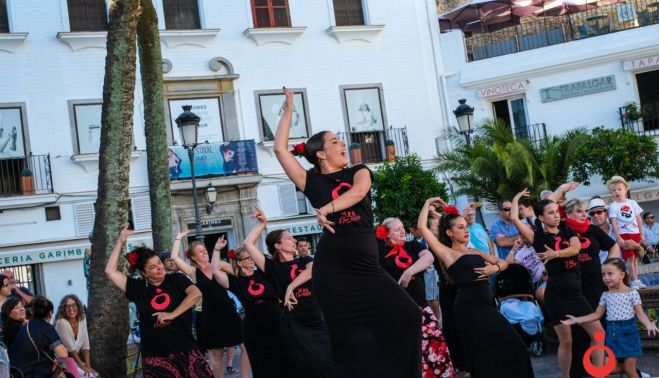 Flashmob en la pasada edición del Festival Flamenco de Vejer
