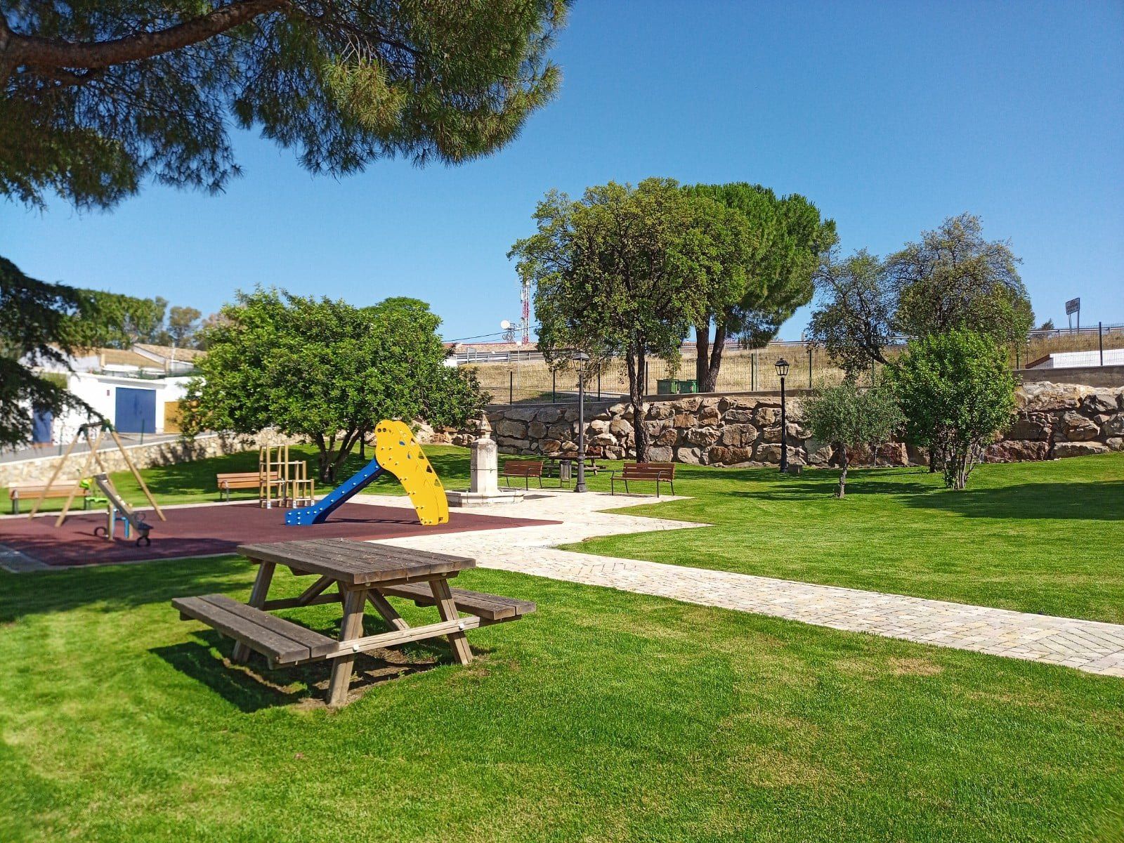 Imagen de un parque en El Garrobo, provincia de Sevilla.