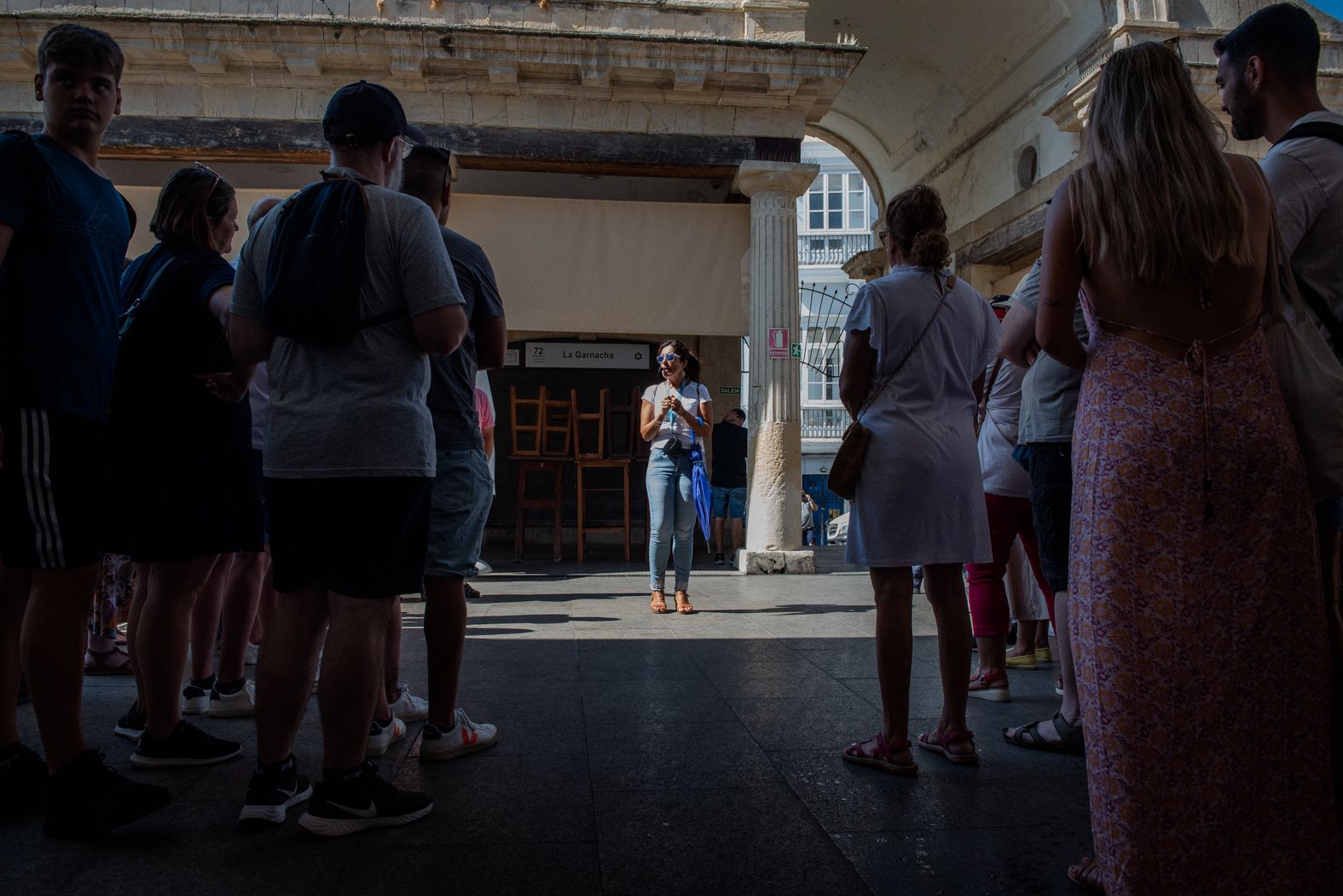 Cádiz, abarrotado este martes por los cruceros. 