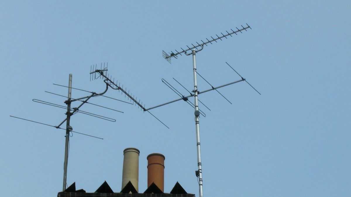 Una antena de TV.  FOTO: publicdomainpictures