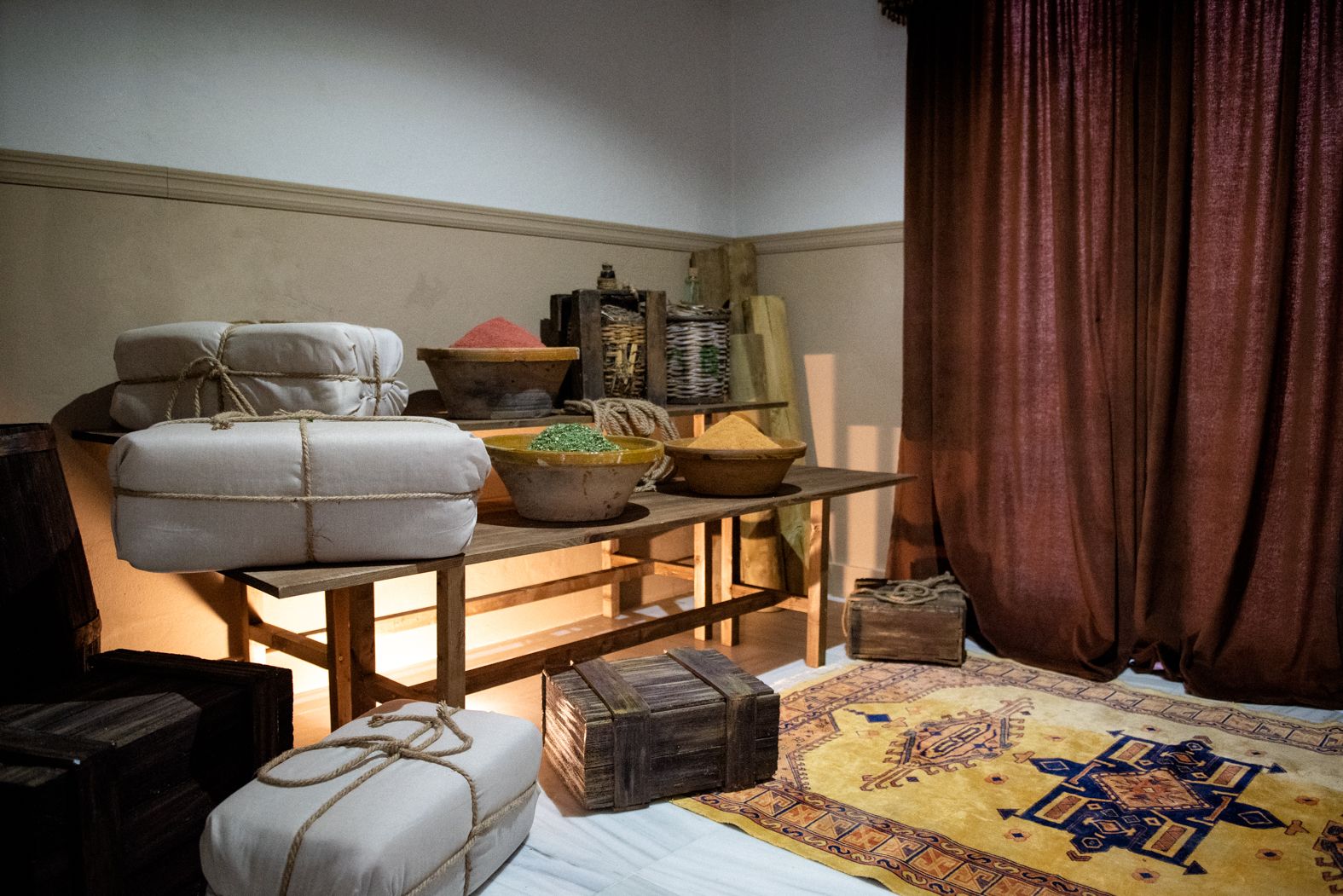 Exposición el puerto de los cargadores a indias