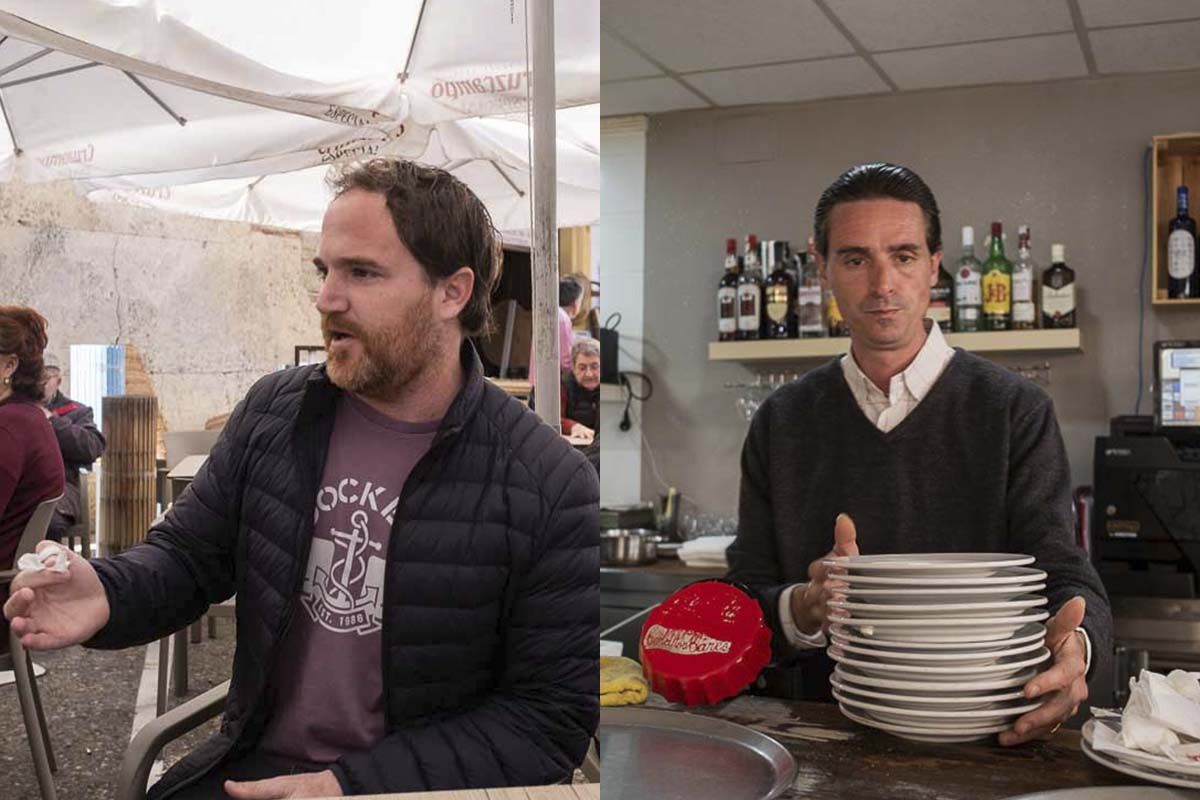 Javier Abreu, de El Rincón Granaíno, a la izquierda. Jaime Romero, de El Rincón del Culata, a la derecha. FOTOS: MANU GARCÍA