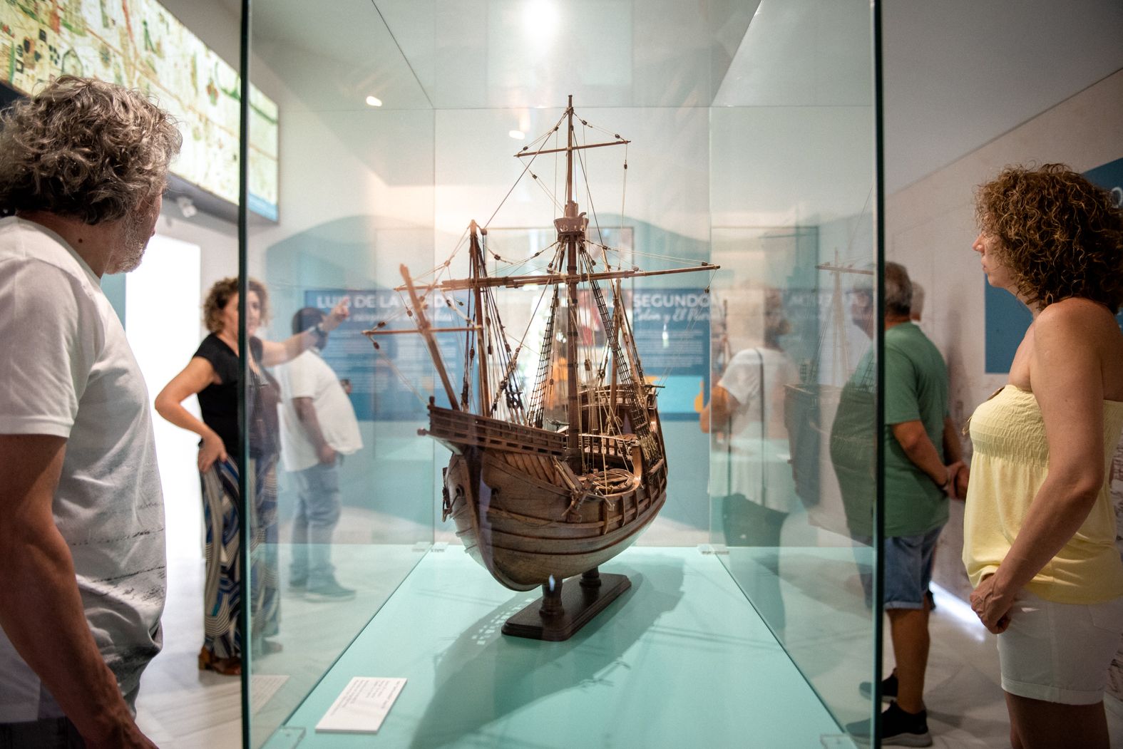 Detalle del Centro de Interpretación de los cargadores a Indias.