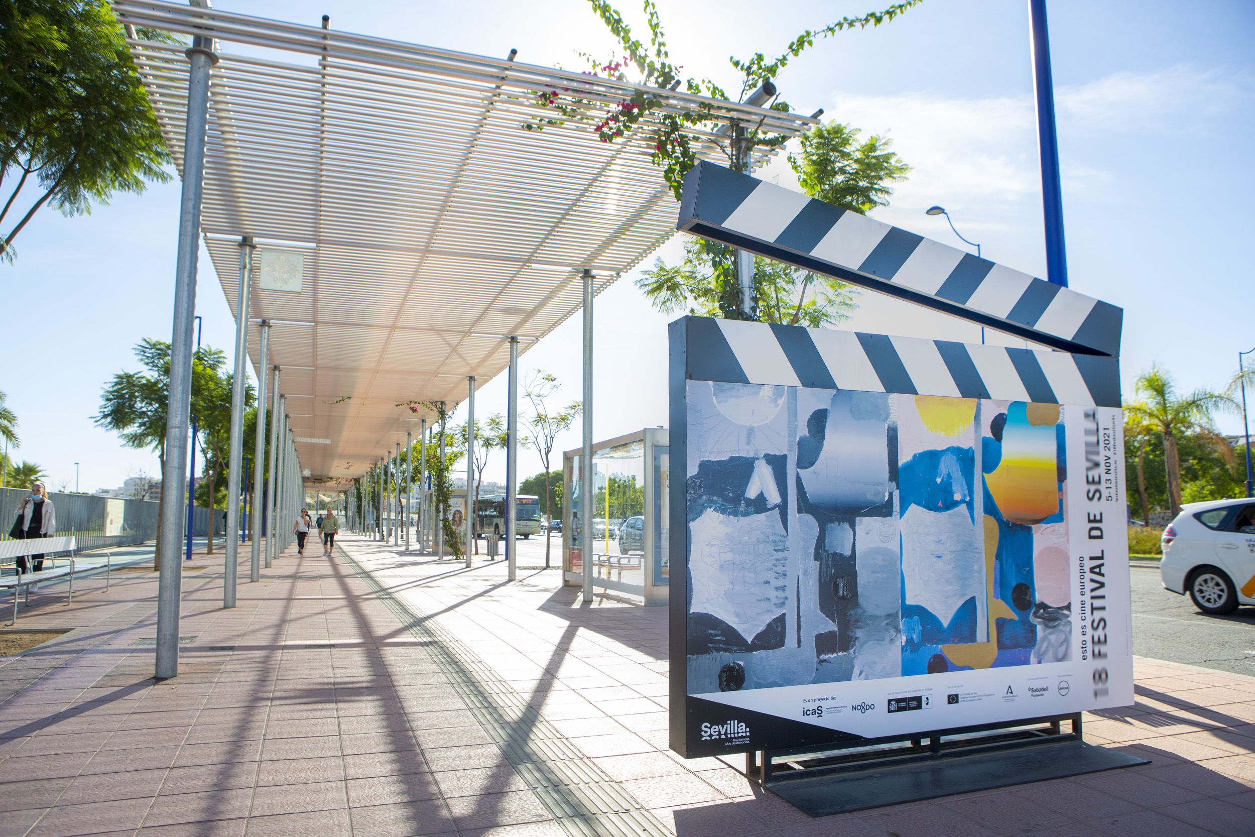 Promoción del Festival de Cine de Sevilla en 2021.