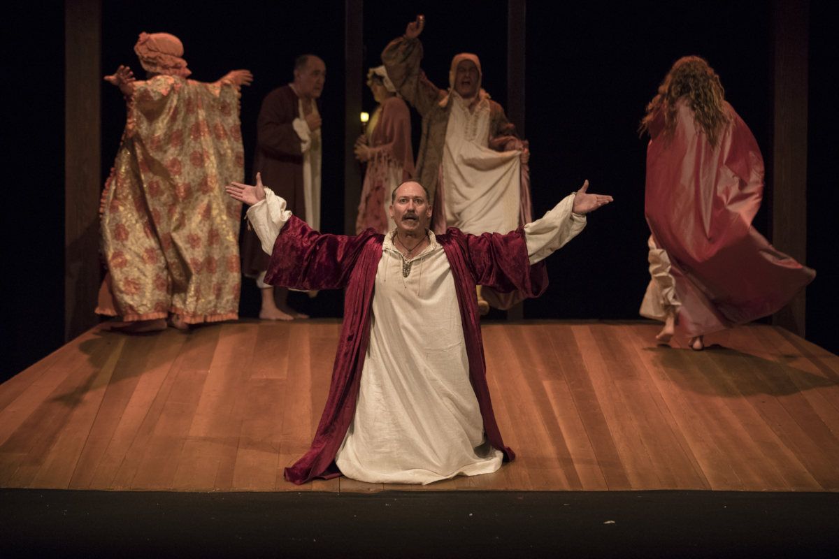 El actor Daniel Albadalejo, durante una representación de la obra. FOTO: Villamarta
