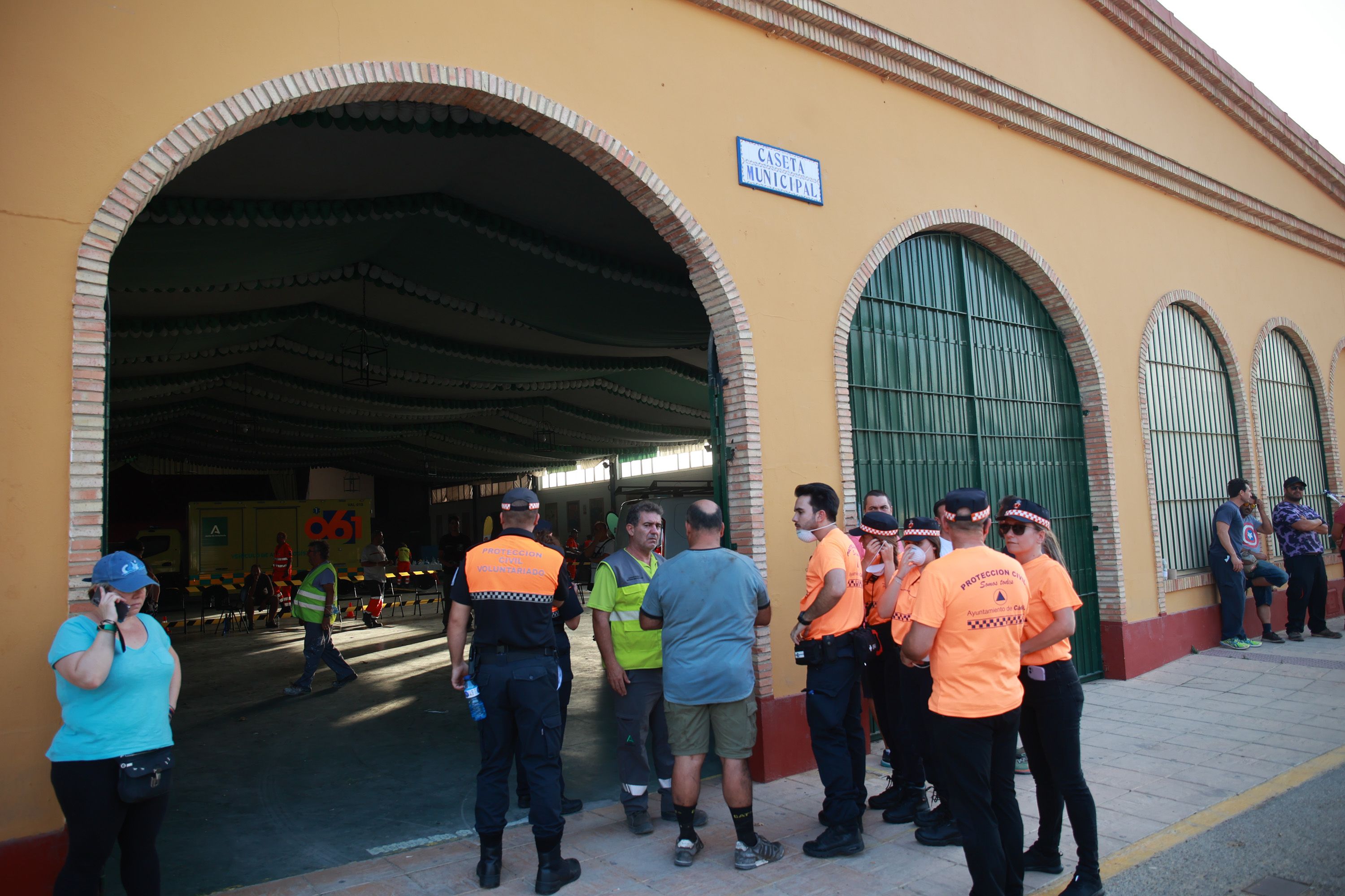 La caseta municipal, centro de atención.