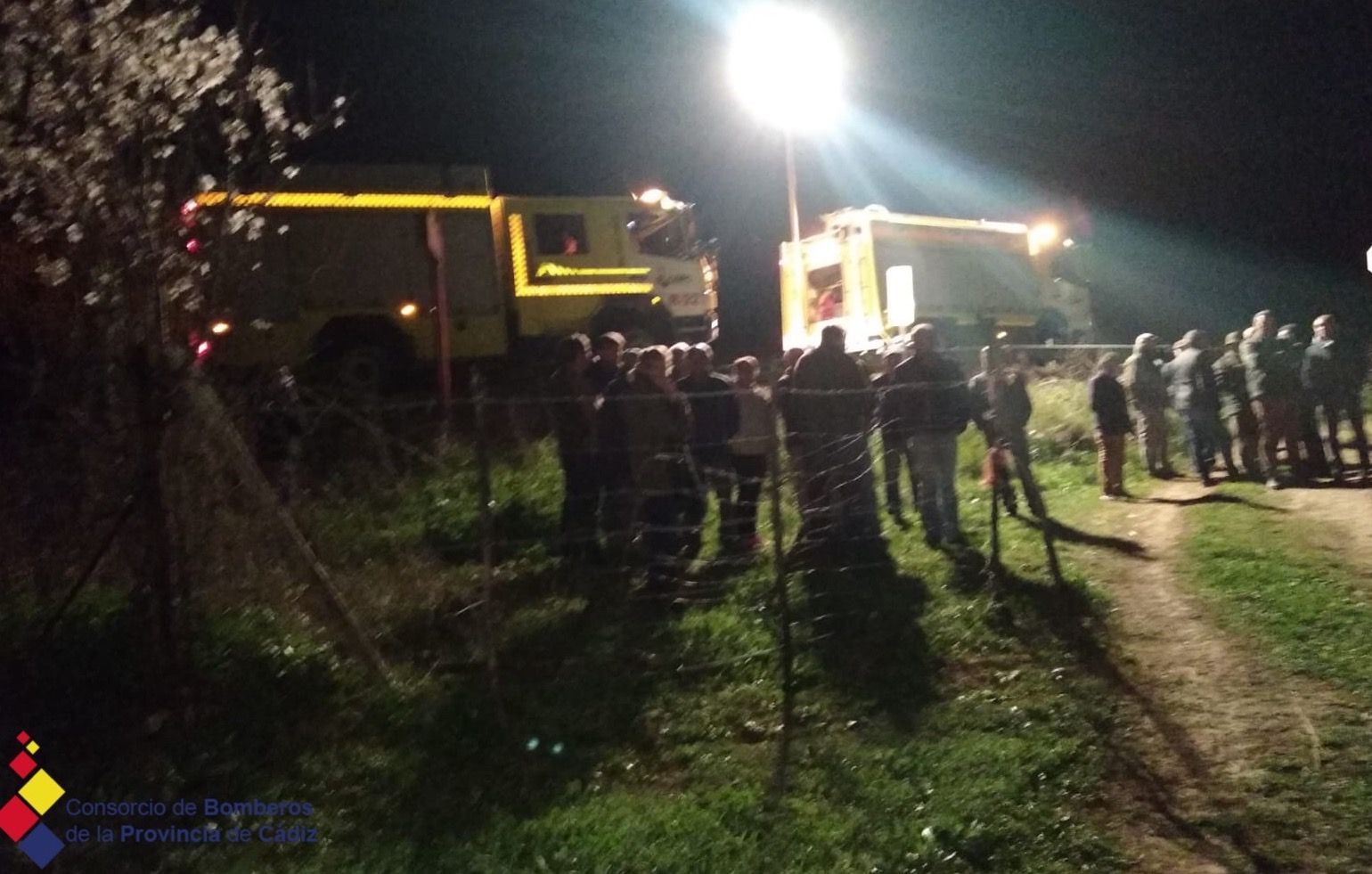 Rescate de Bomberos en la finca.