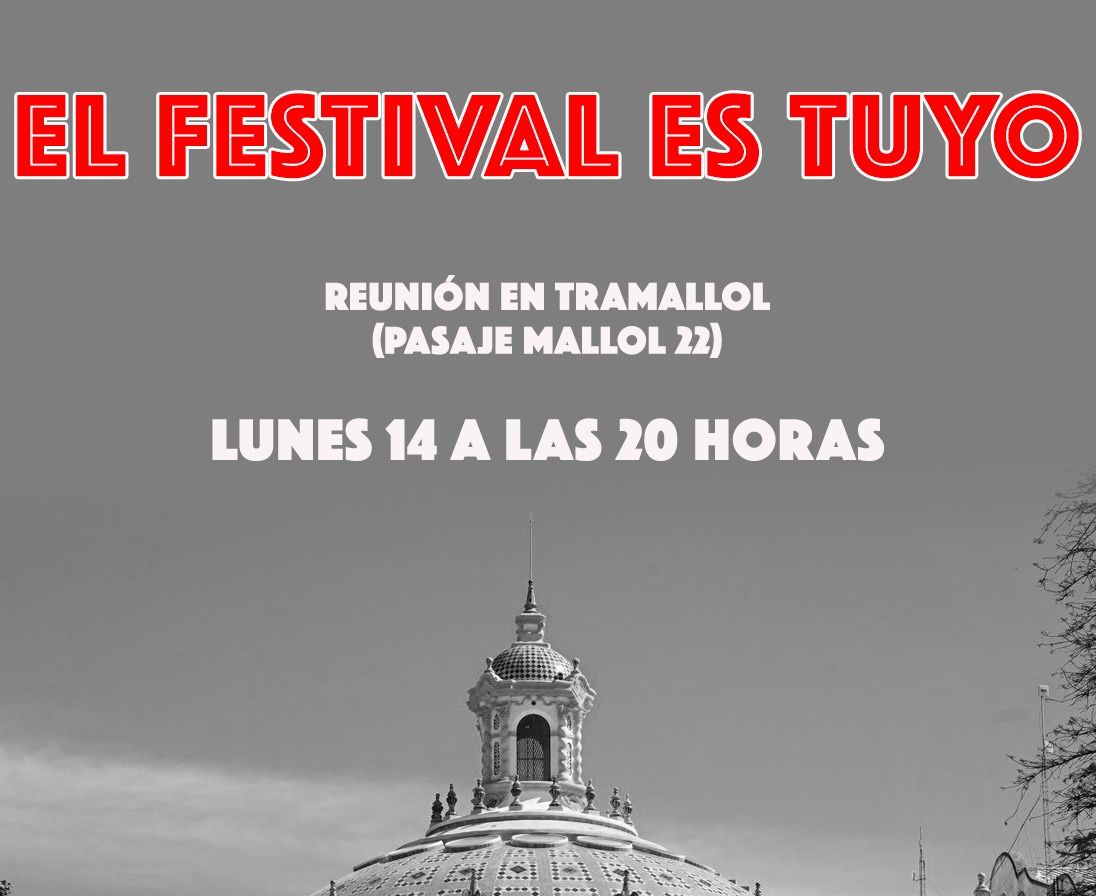 Concentración en Tramallol el próximo lunes 14 en protesta por la cancelación del SEFF