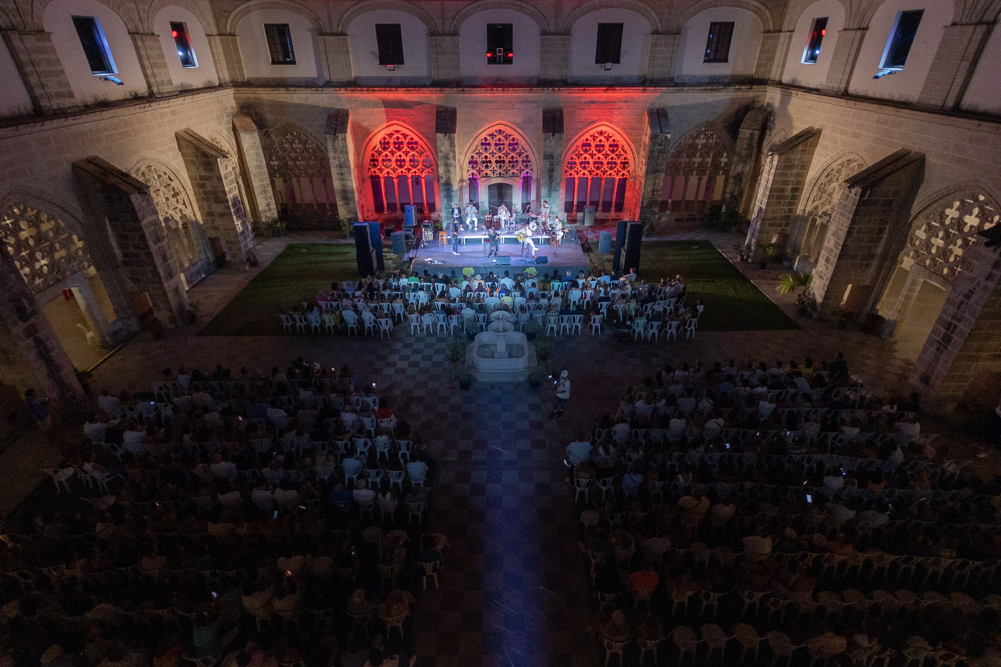 Un concierto celebrado en los Claustros de Santo Domingo de Jerez en el ciclo de este verano.
