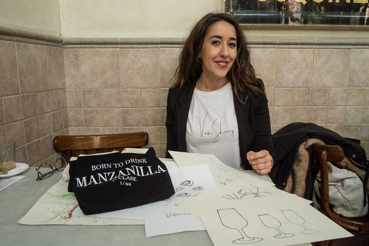 Vanessa Gamaza, creadora de la firma de camisetas 'Van Sherry'. FOTO: MANU GARCÍA