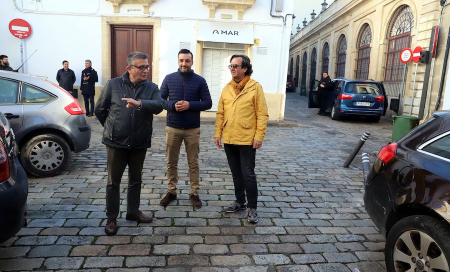 El teniente de alcaldesa José Antonio Díaz, en plaza Vargas, en una imagen reciente.