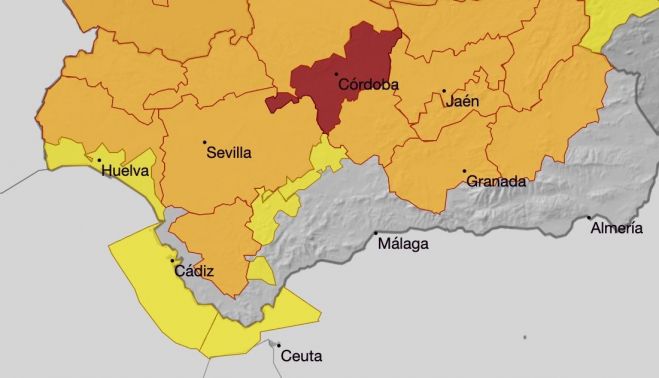 La Aemet establece esta alerta por altas temperaturas para este martes.