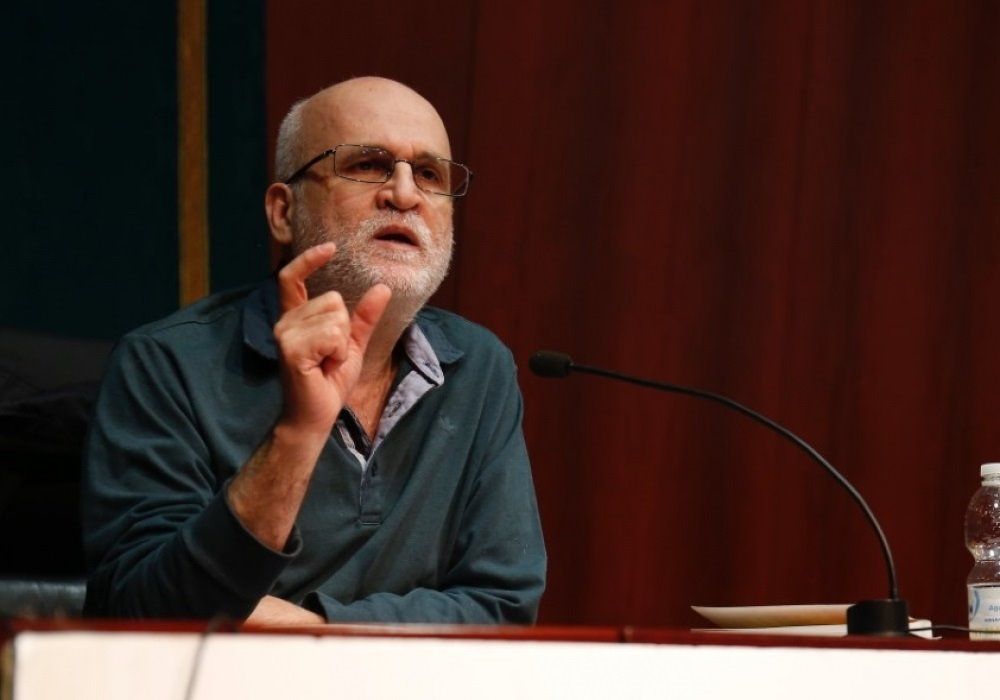 Pedro José Gómez Serrano, profesor en la Universidad Complutense, durante la jornada celebrada en Sevilla.