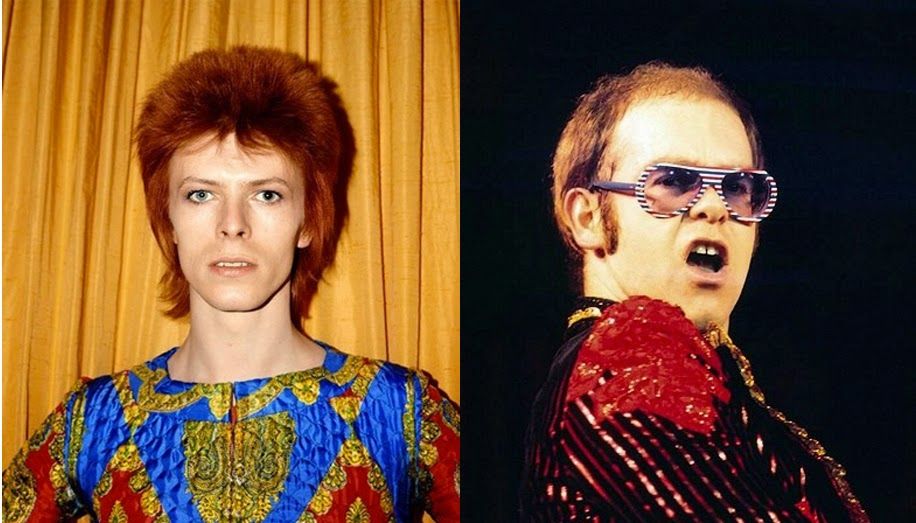David Bowie y Elton John.