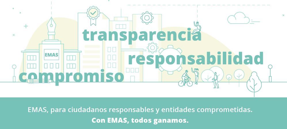 Imagen de la campaña de la Junta para impulsar la adhesión al sistema EMAS.