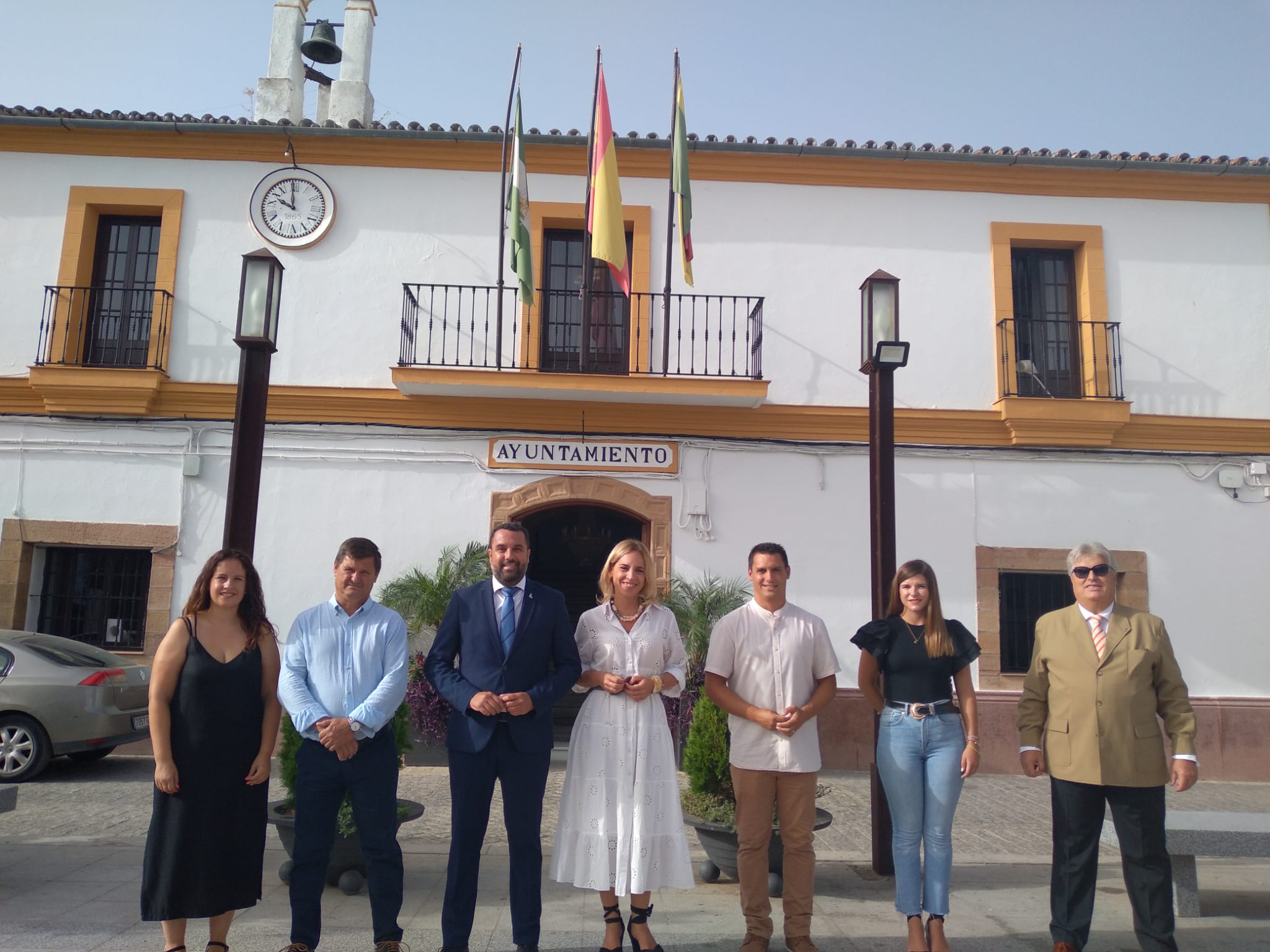 Visita de la presidenta de la Diputación de Cádiz a Algar.