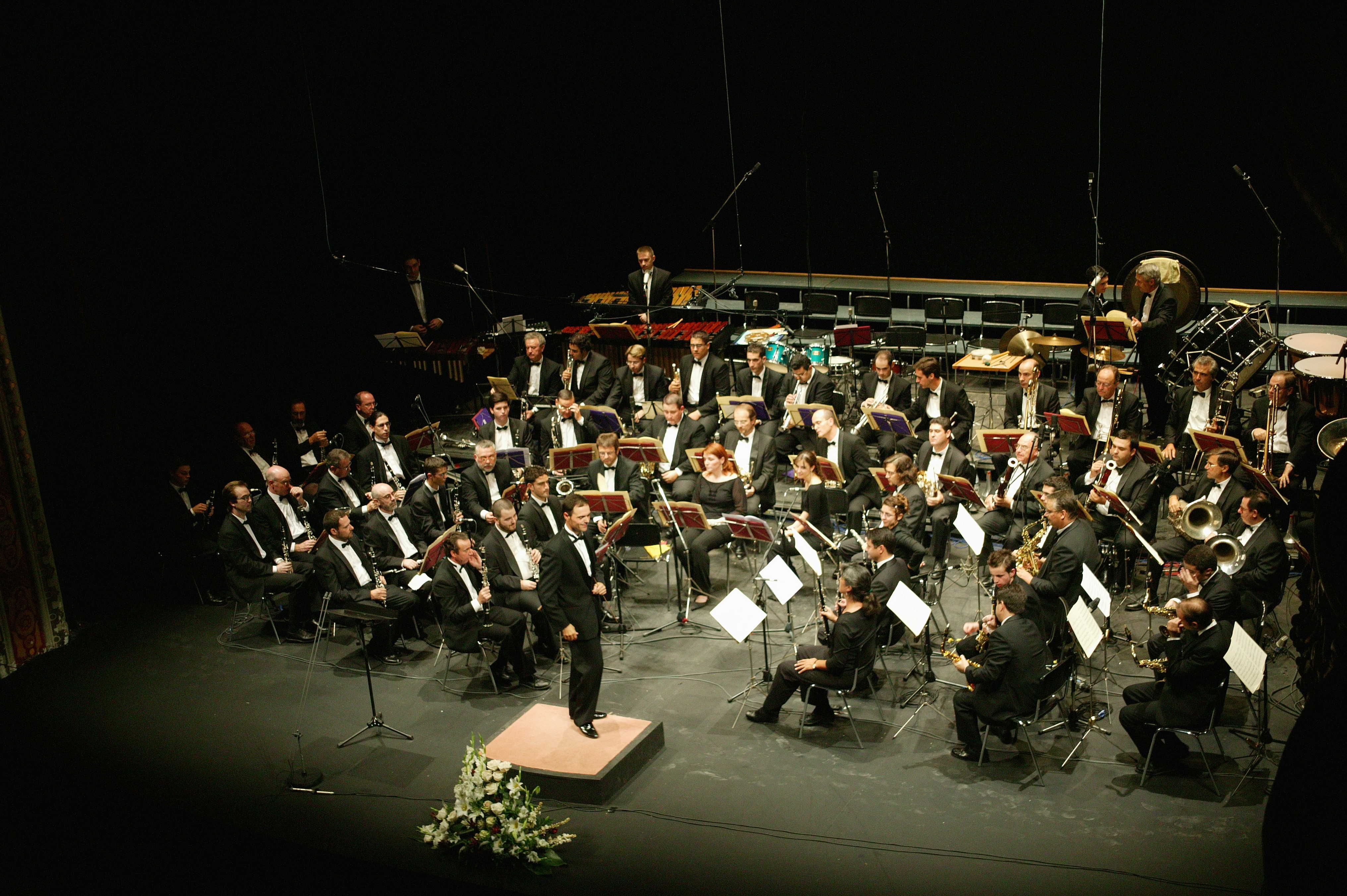 La Banda Sinfónica Municipal de Sevilla en una anterior actuación. 