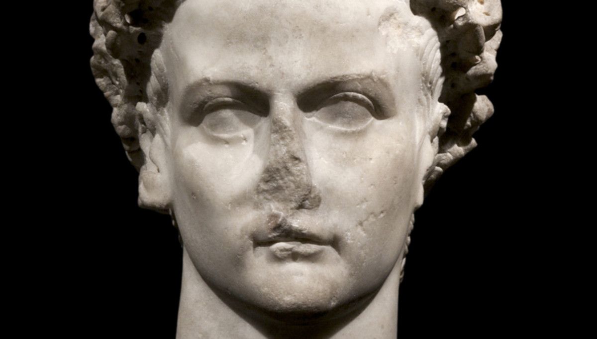 Imagen del busto de Calígula. FOTO: Pinterest