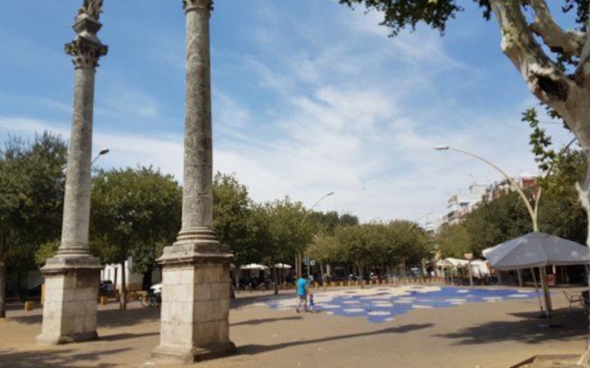 Alameda de Hércules, en Sevilla, donde un hombre ha sido apuñalado.