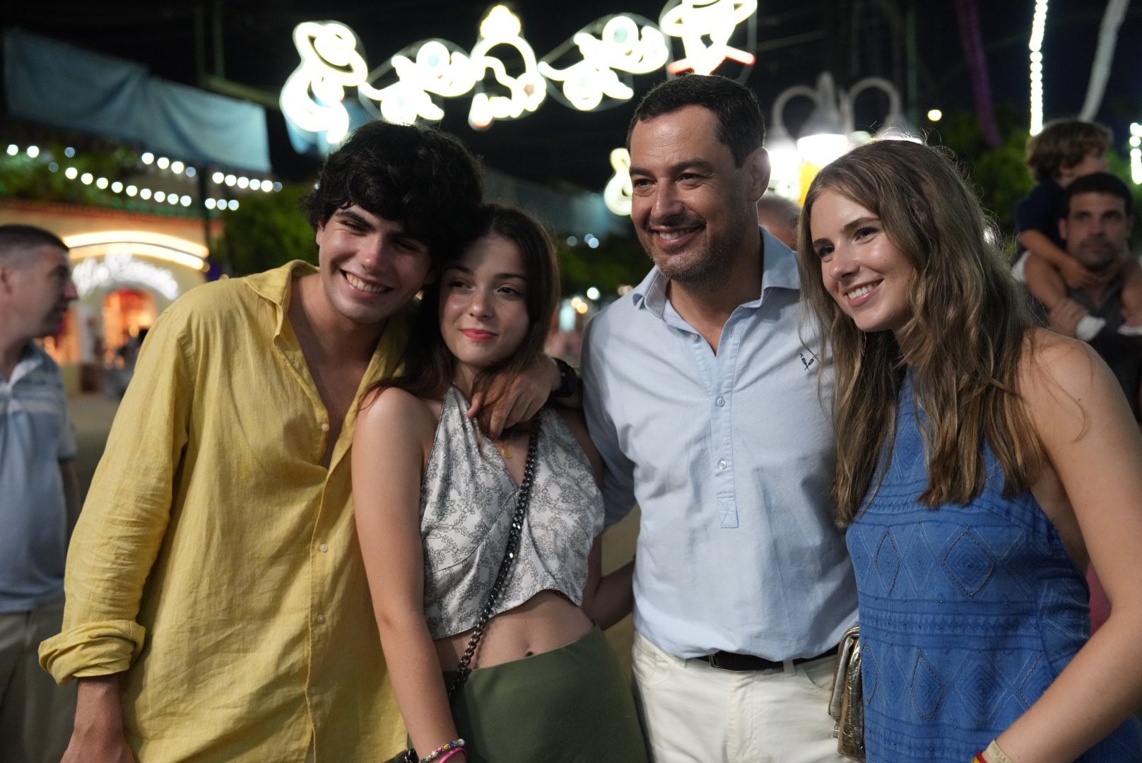 Moreno Bonilla en la Feria de Málaga.