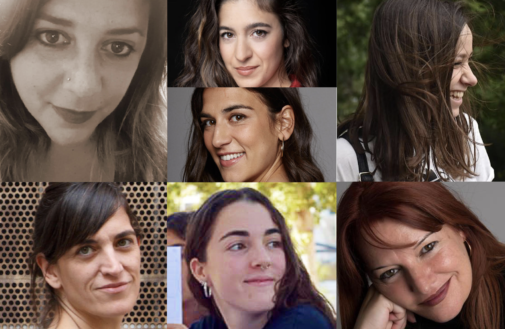 Las creadoras cuyos proyectos han sido los seleccionados. 