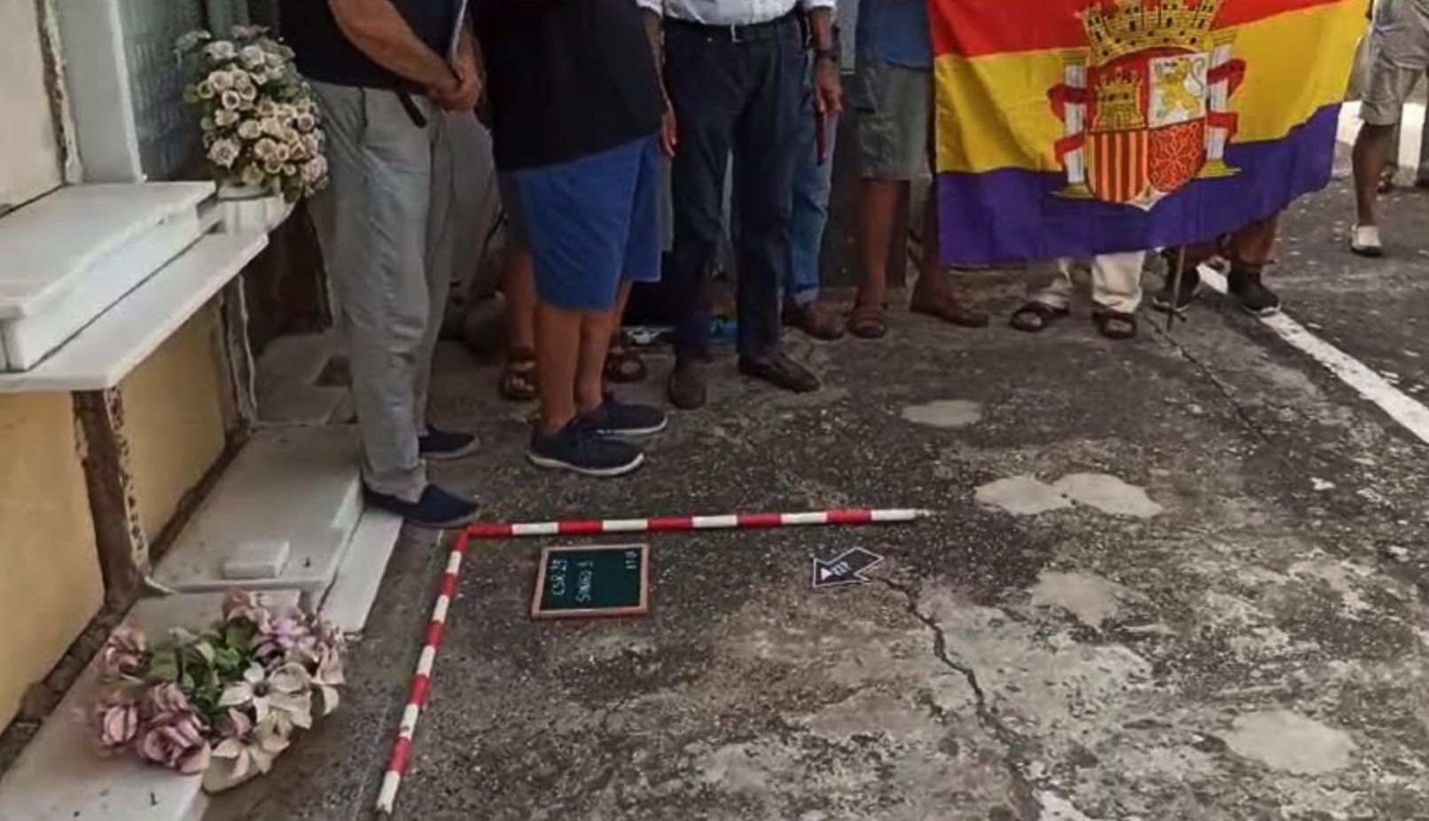 El Foro por la Memoria del Campo de Gibraltar, presente en la exhumación