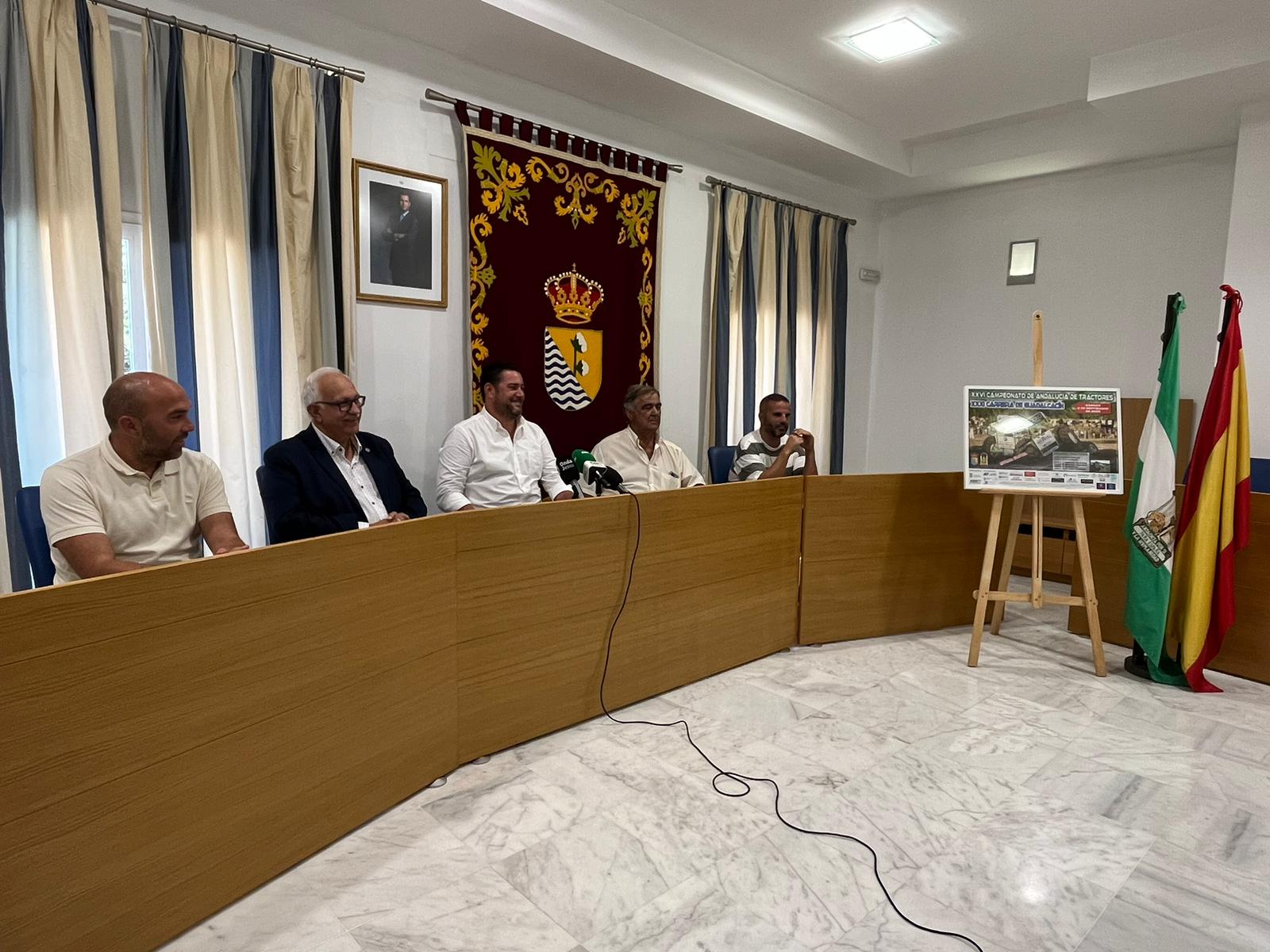 Un momento de la presentación presidida por el alcalde de Guadalcacín. 