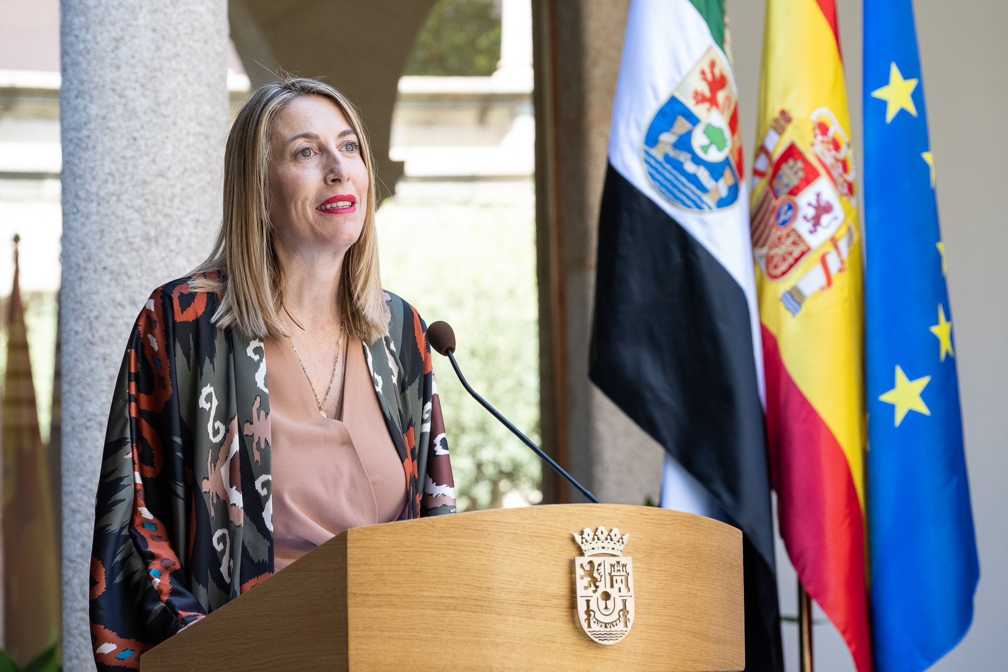 María Guardiola, presidenta de Extremadura.