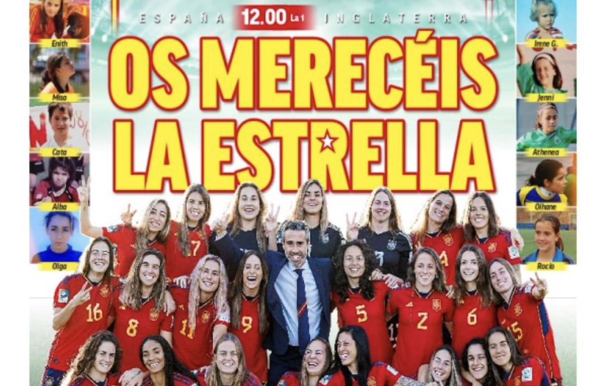 La portada de 'Marca' sobre la final del Mundial, una de las que 'criticaba' Mamen Sánchez.