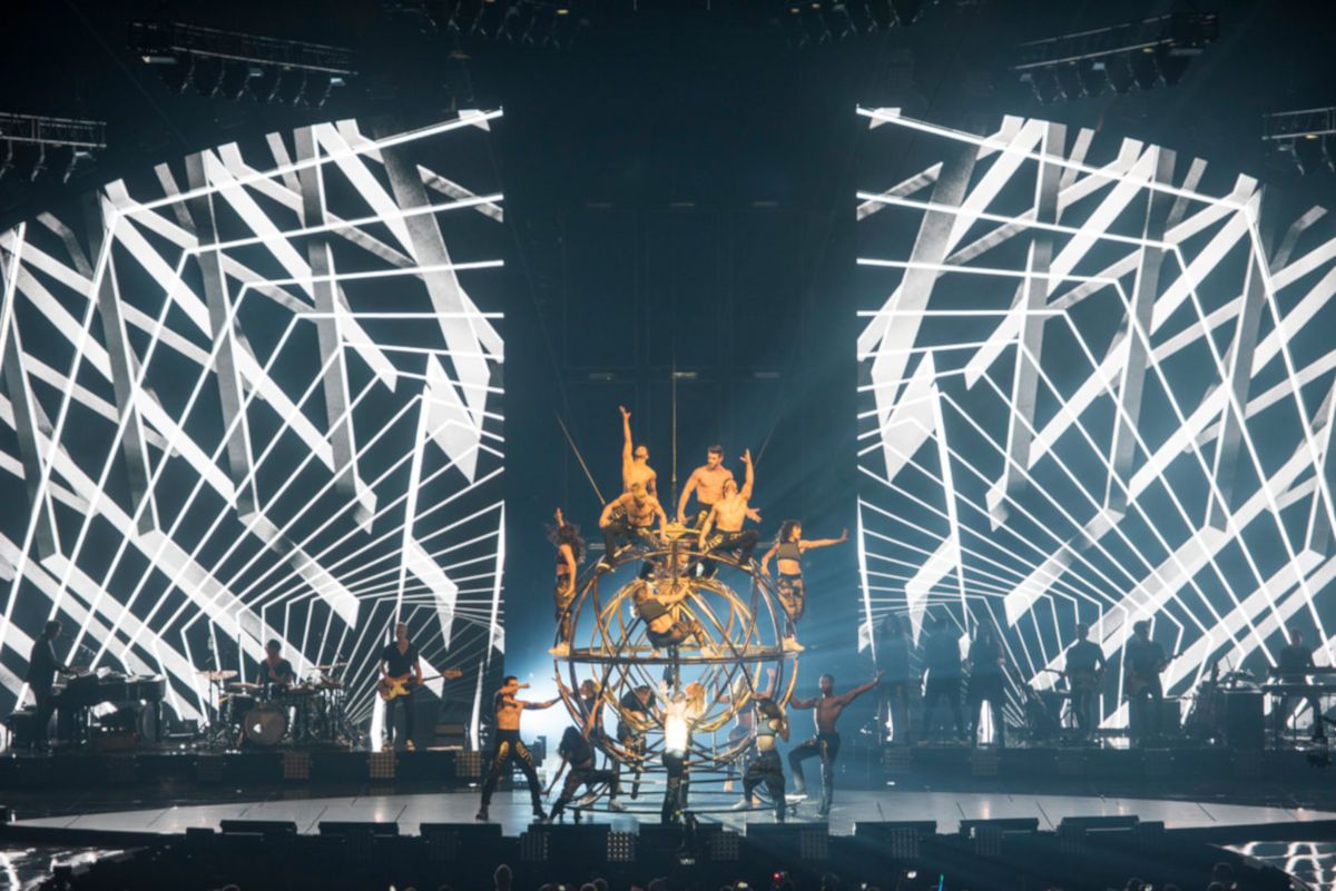 Un espectáculo del Circo del Sol.