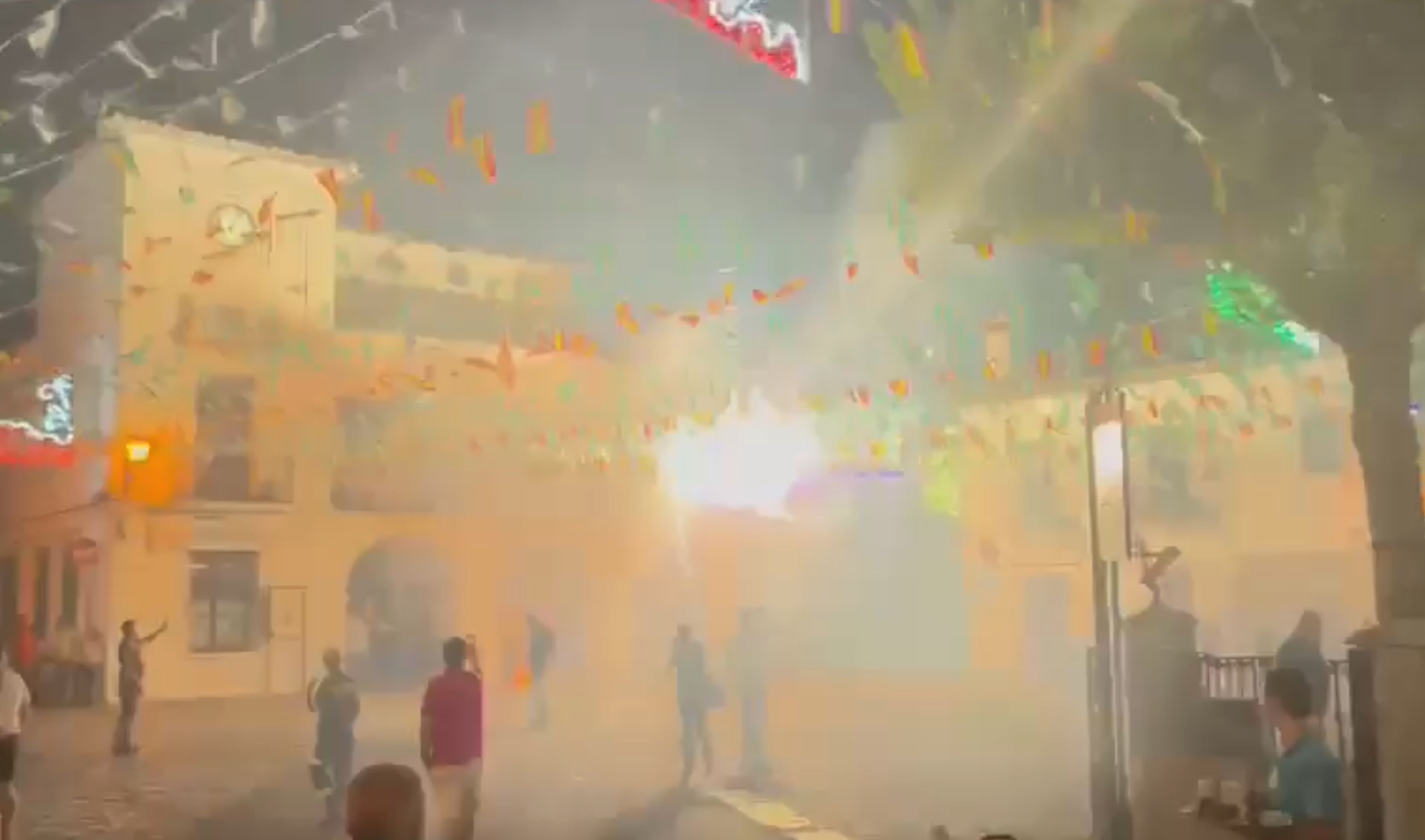 Fin de fiesta en la Feria de Grazalema de este año.