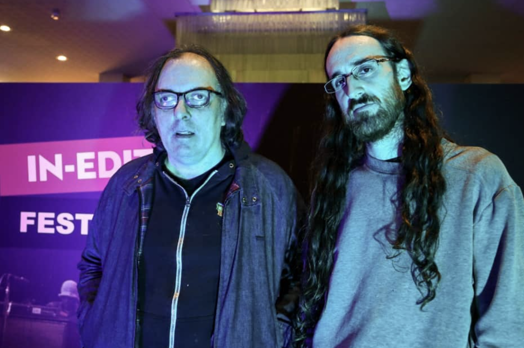 Daniel Cervantes con el productor Paco Loco. 