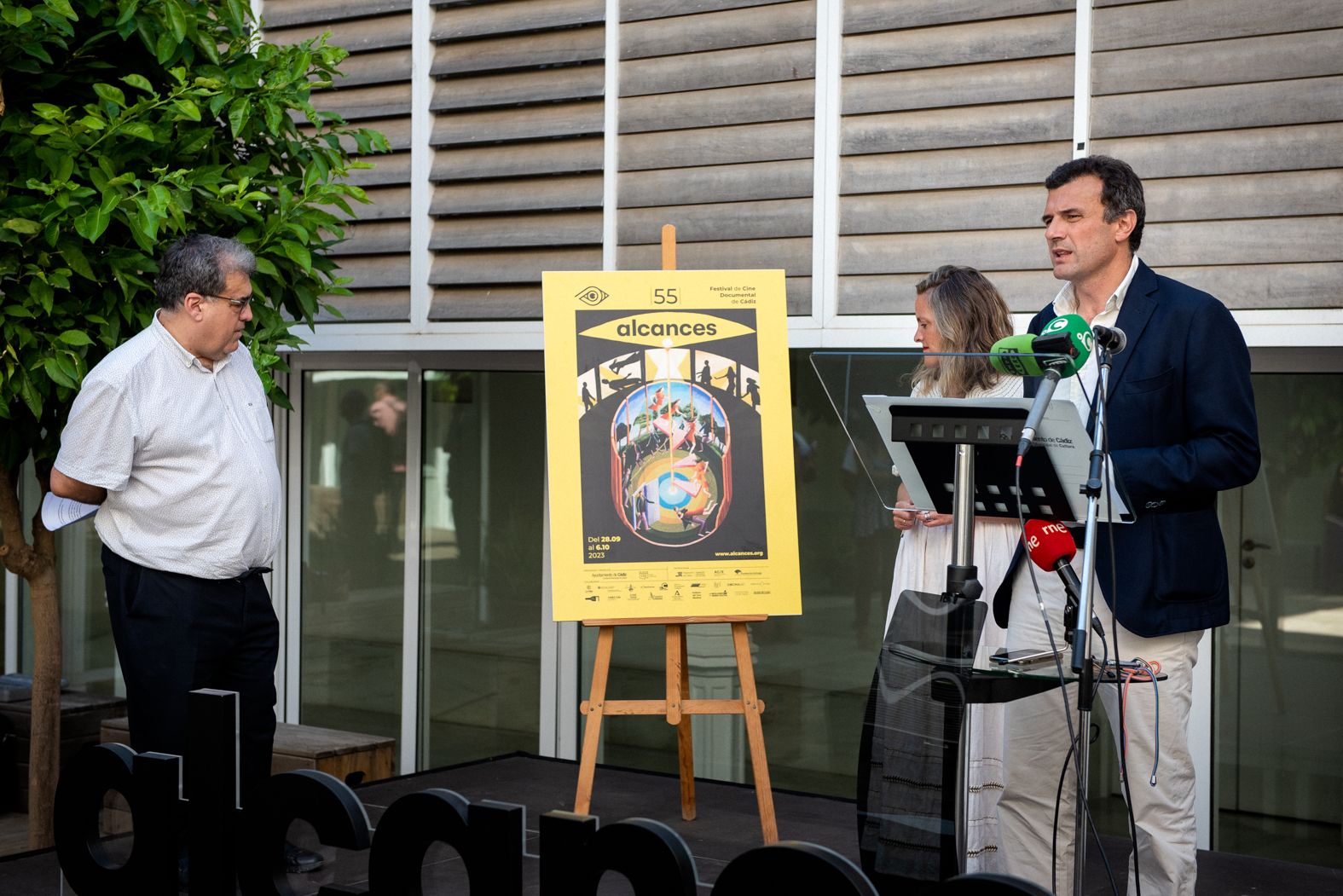 Presentación del Festival 'Alcances' de Cine Documental en Cádiz este martes.