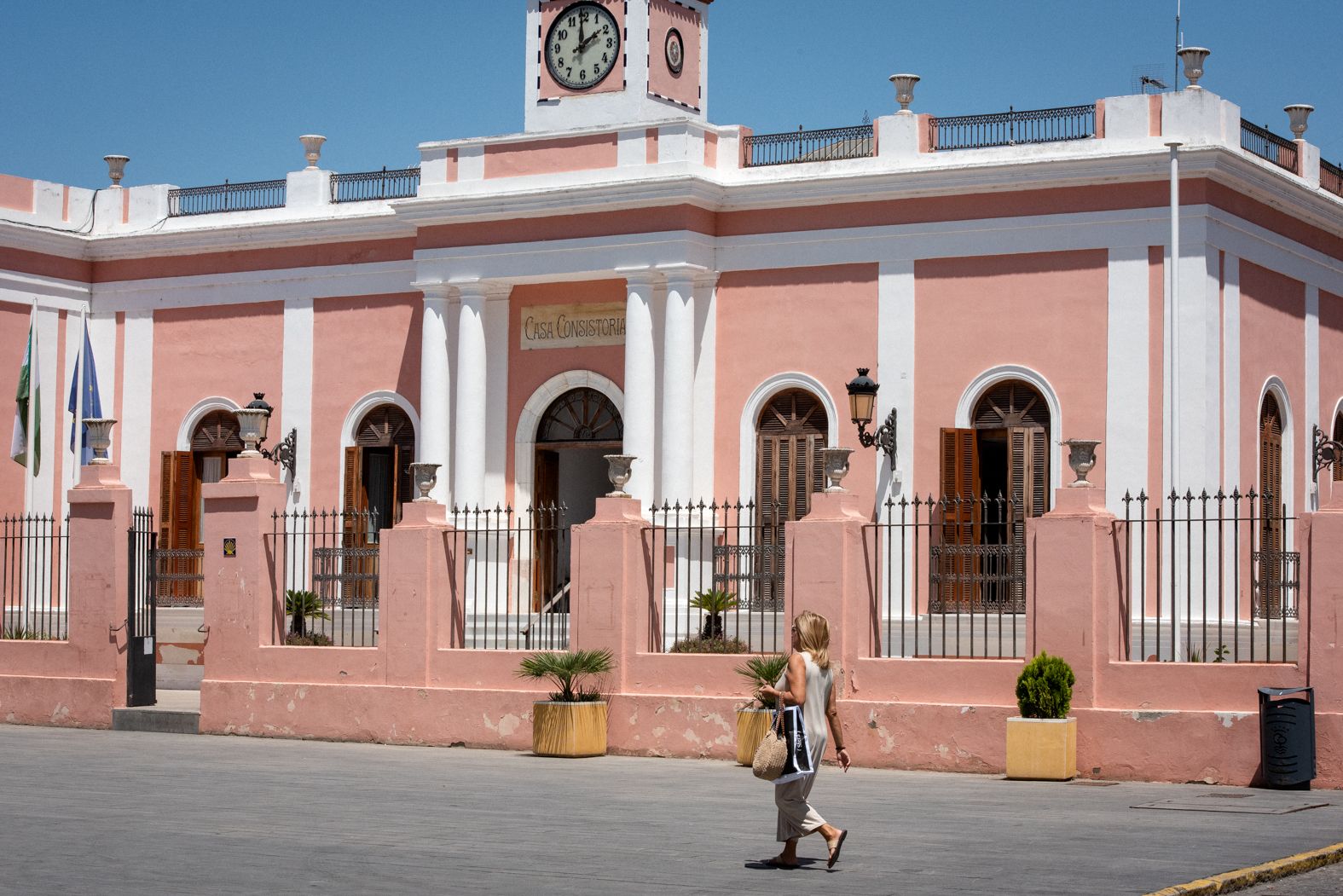 El Ayuntamiento de Puerto Real, que anuncia medidas contra la sequía.