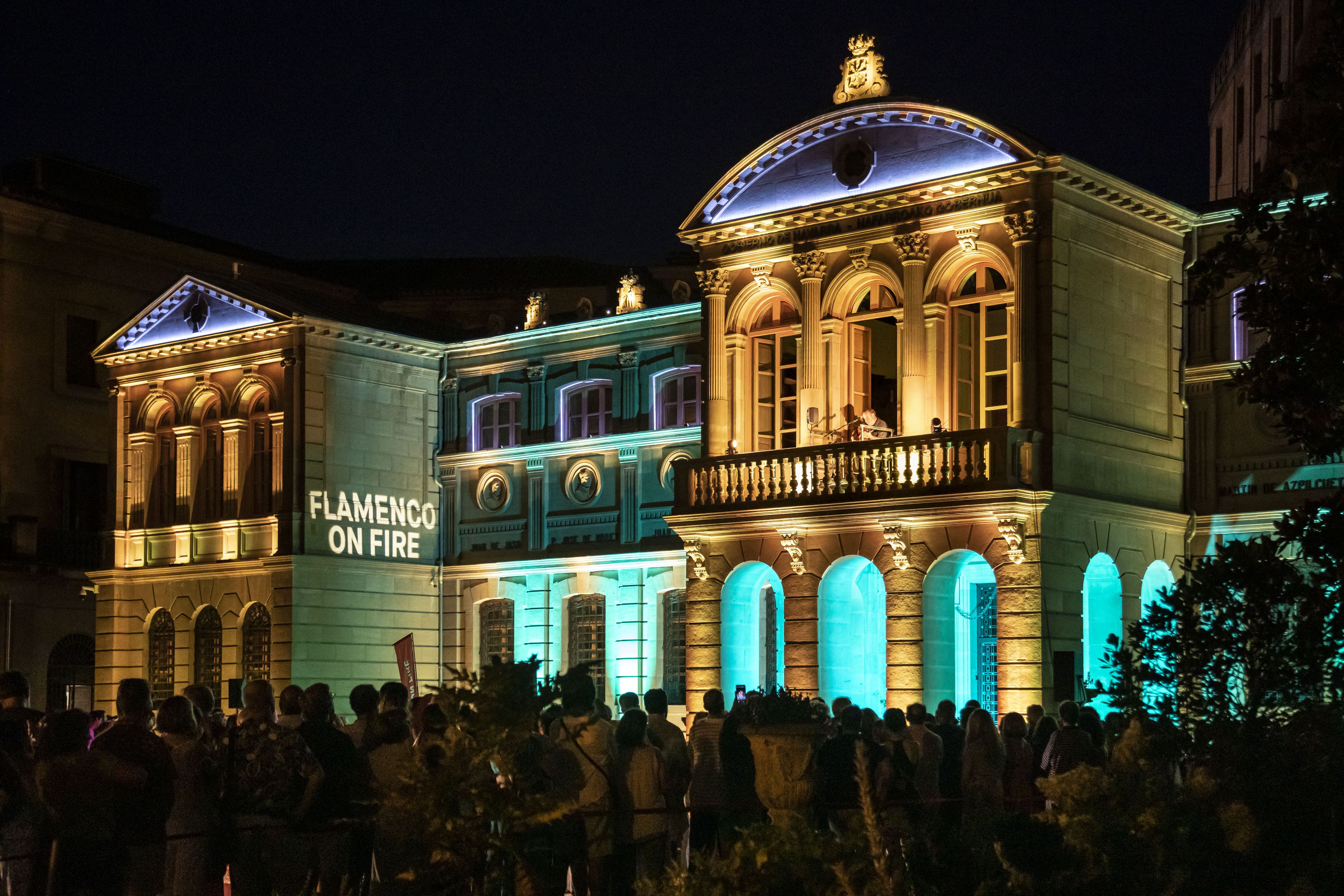 Manolo Franco abre en el Palacio de Navarra la décima edición del festival Flamenco On Fire en Pamplona