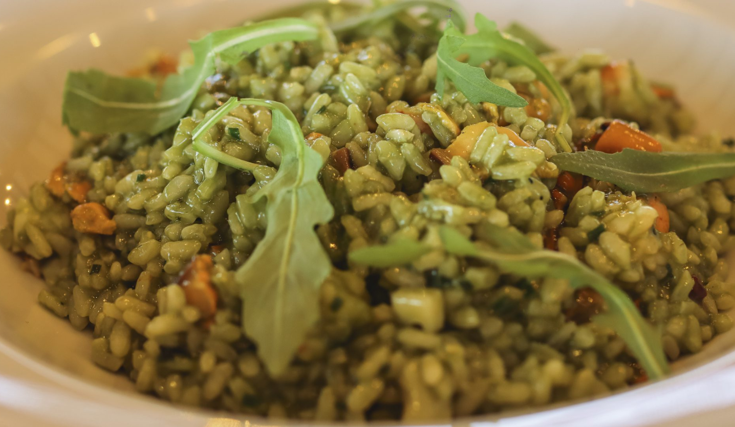 Risotto del chiringuito La Luna, en La Línea en Cádiz.