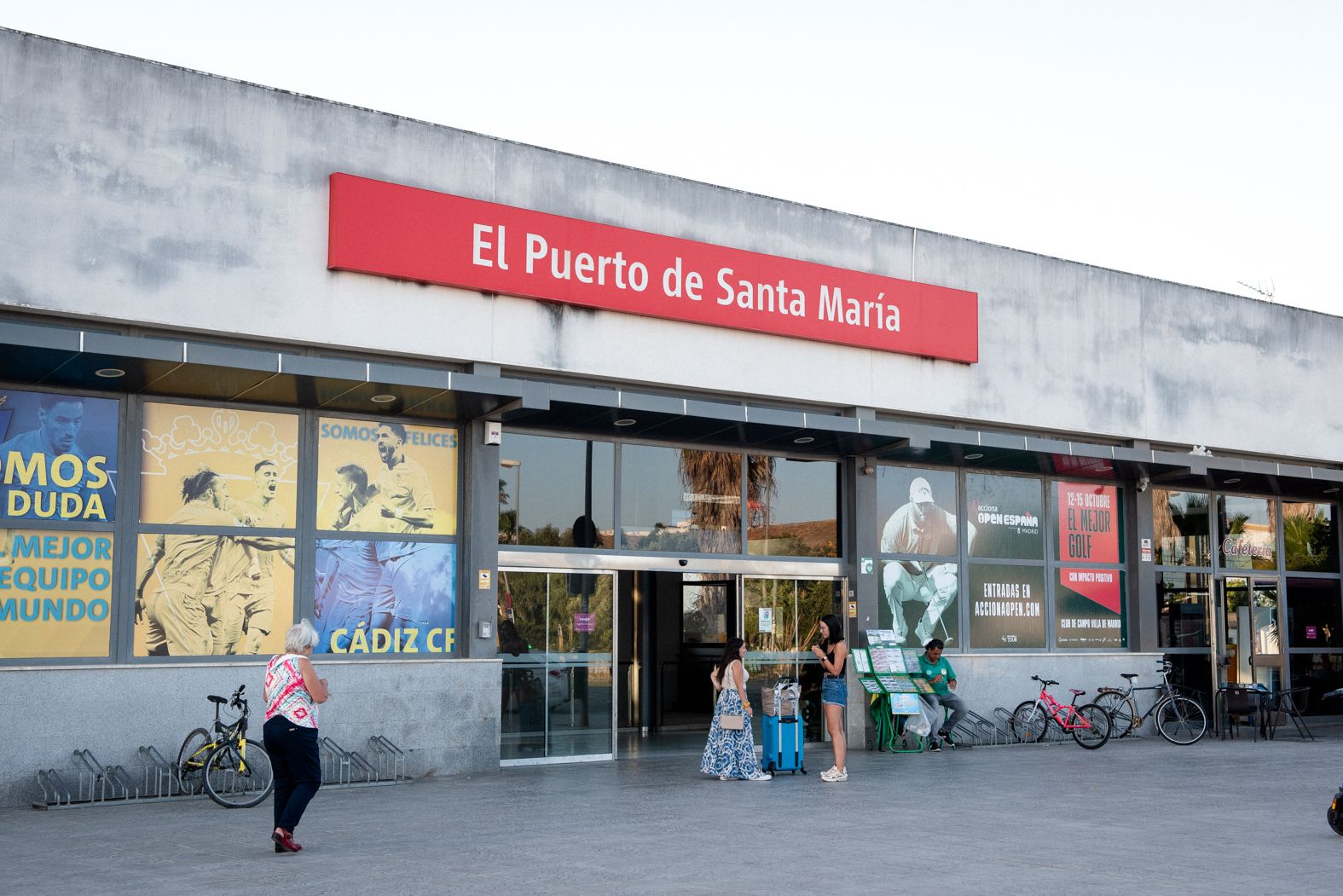 La estación de tren de El Puerto.