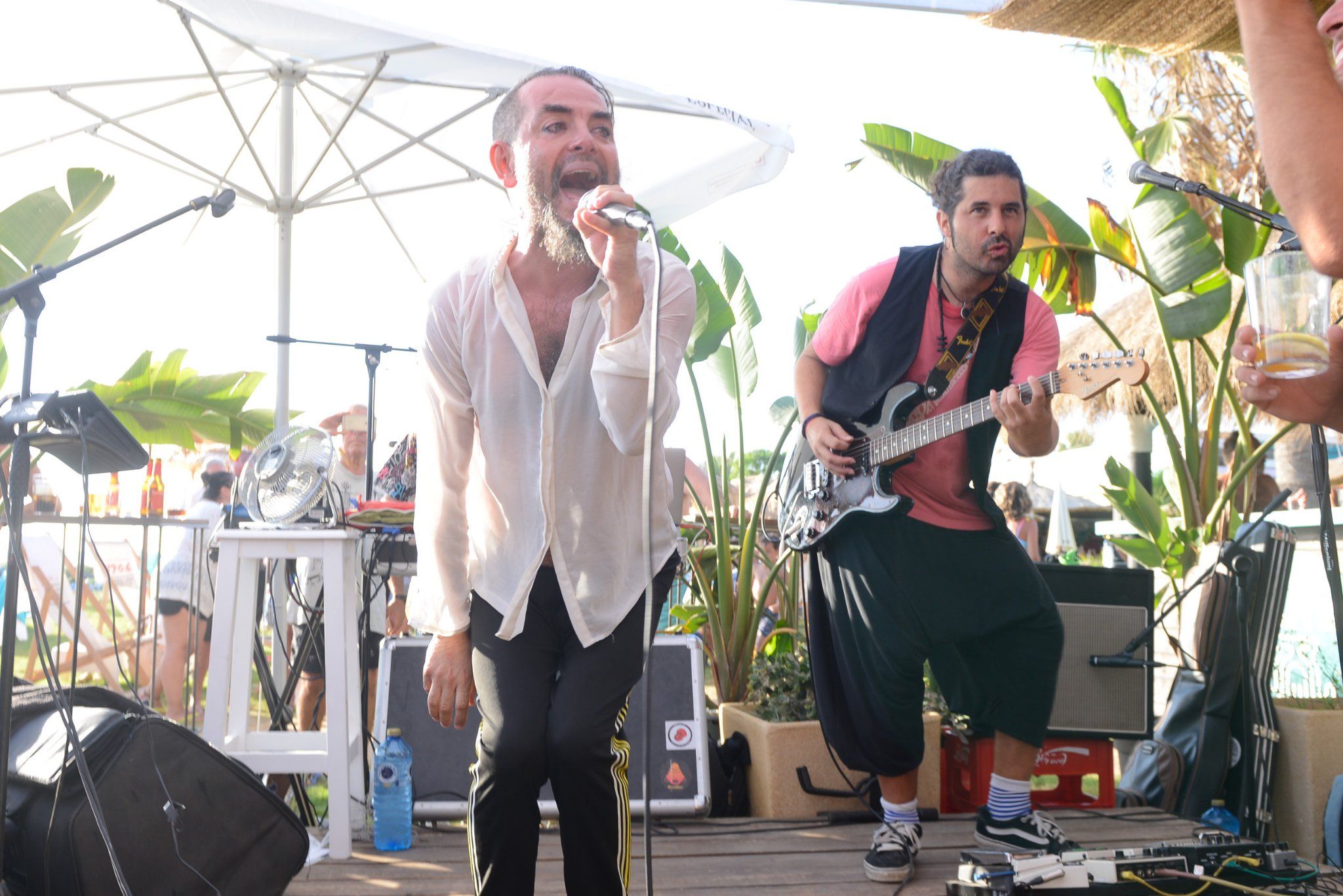 El grupo jerezano 'La Pompa Jonda', en una actuación.