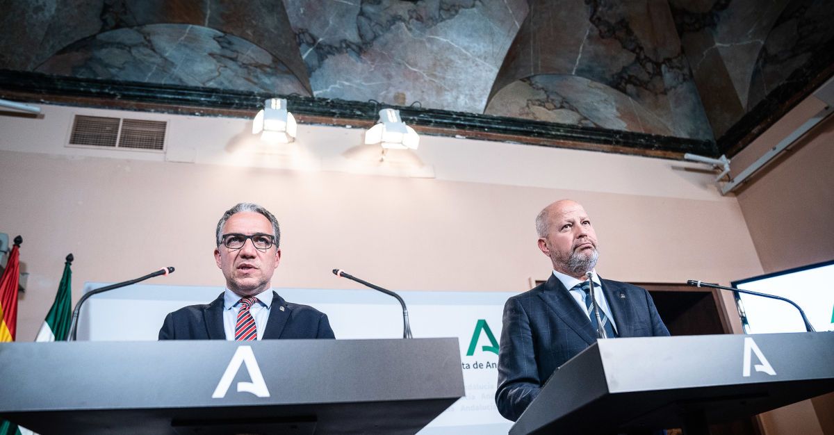 Bendodo e Imbroda, en rueda de prensa. FOTO: JUNTA