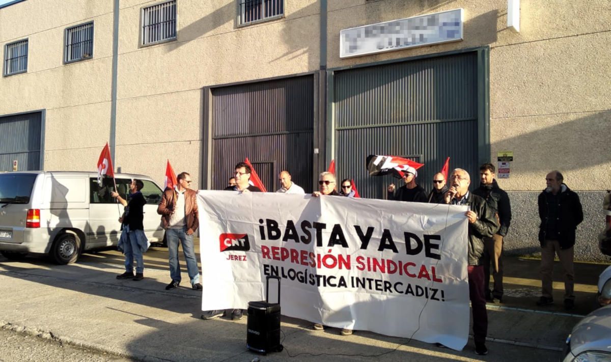 Una protesta de CNT contra el despido de Fran, en una imagen de archivo.