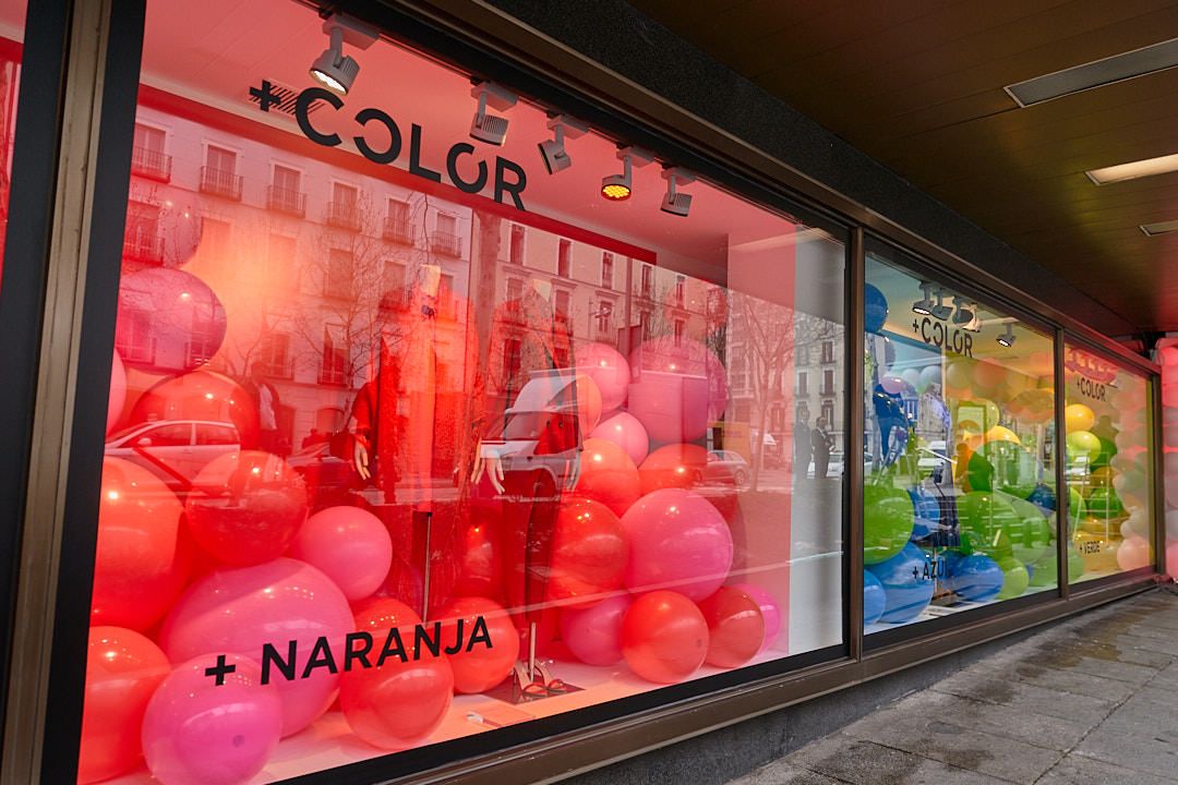 Un escaparate de El Corte Inglés. Un escaparate de El Corte Inglés.