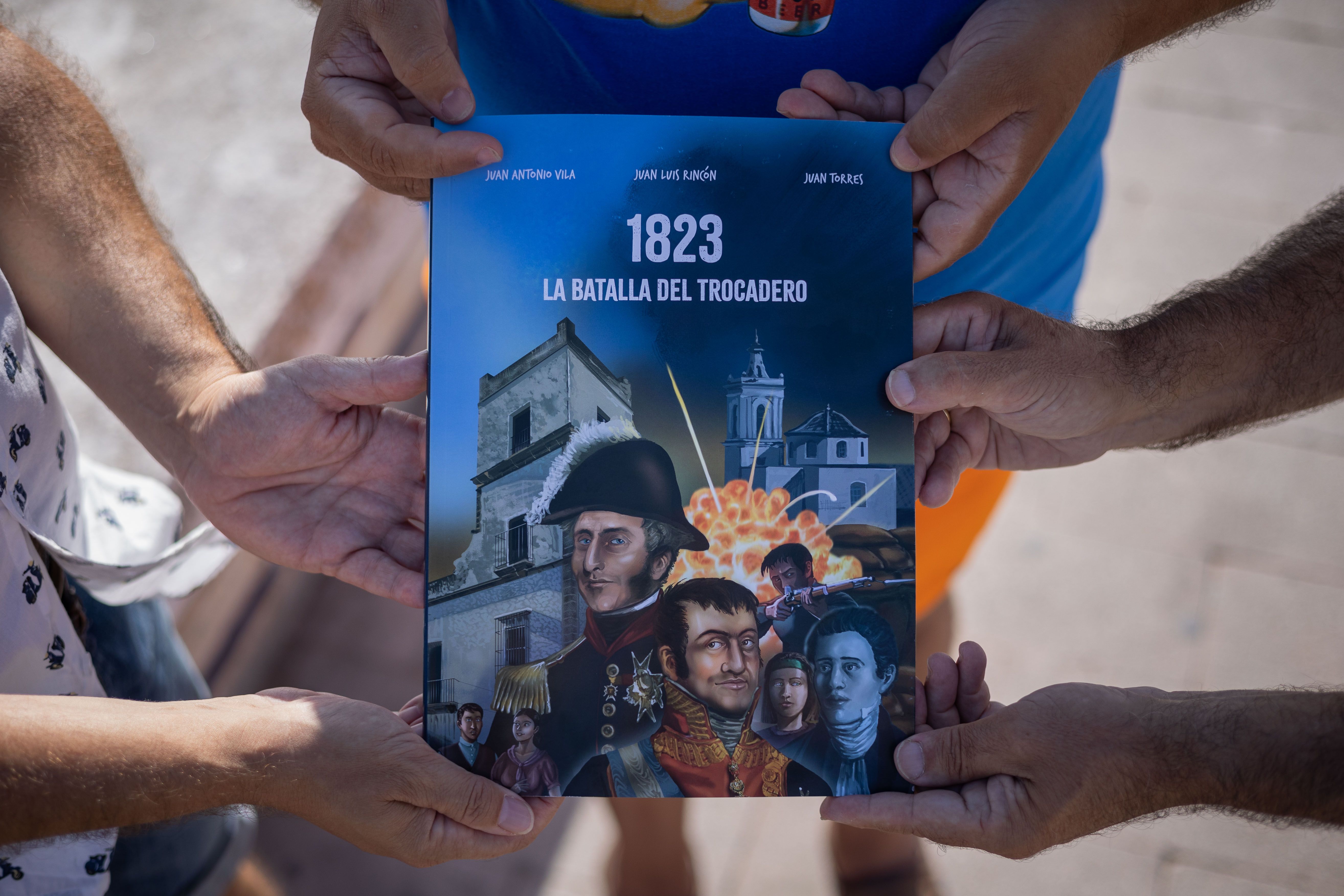 '1823'. La batalla del Trocadero', está editado por el Ayuntamiento de Puerto Real y Diputación. 