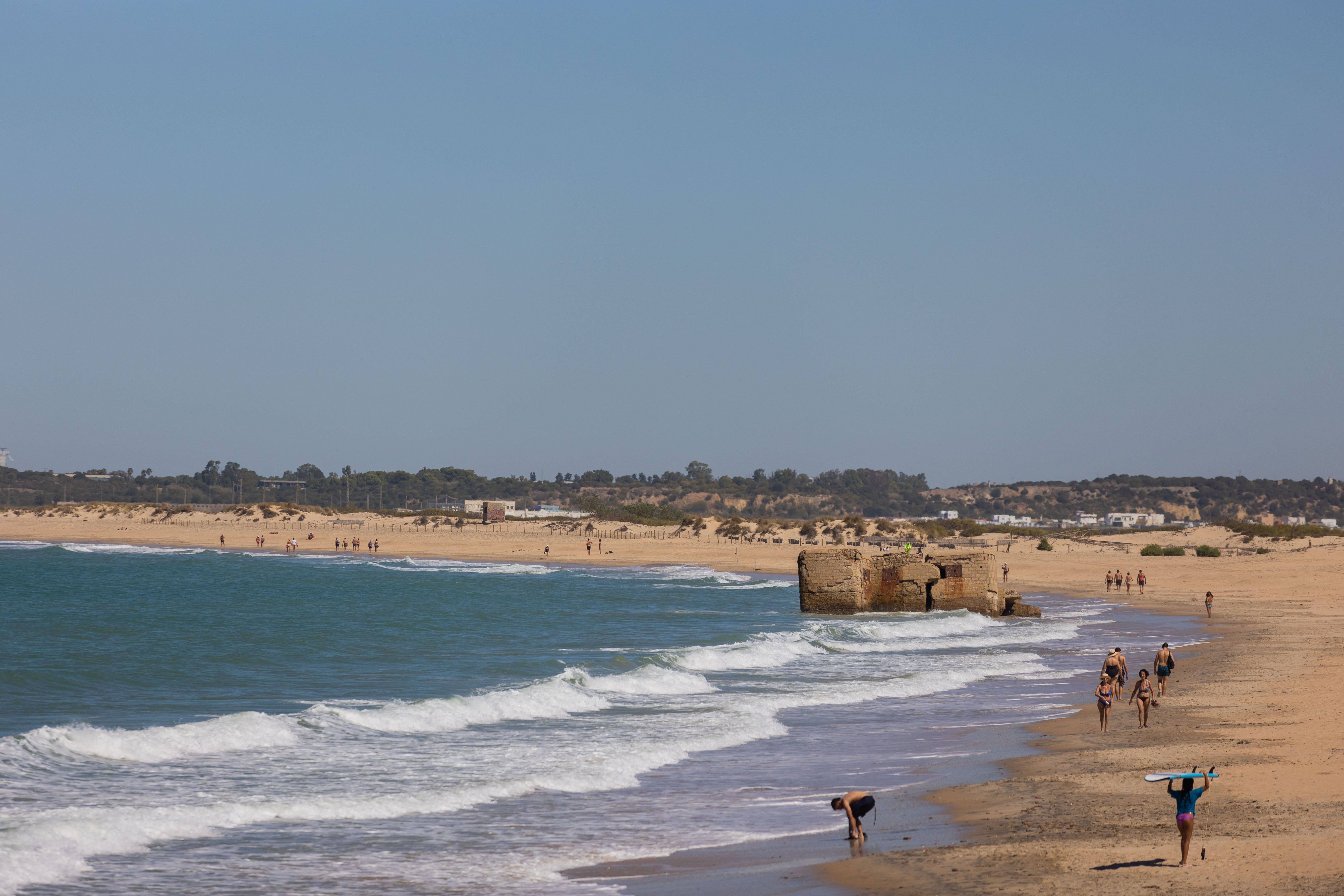 Playa de Camposoto, en San Fernando.