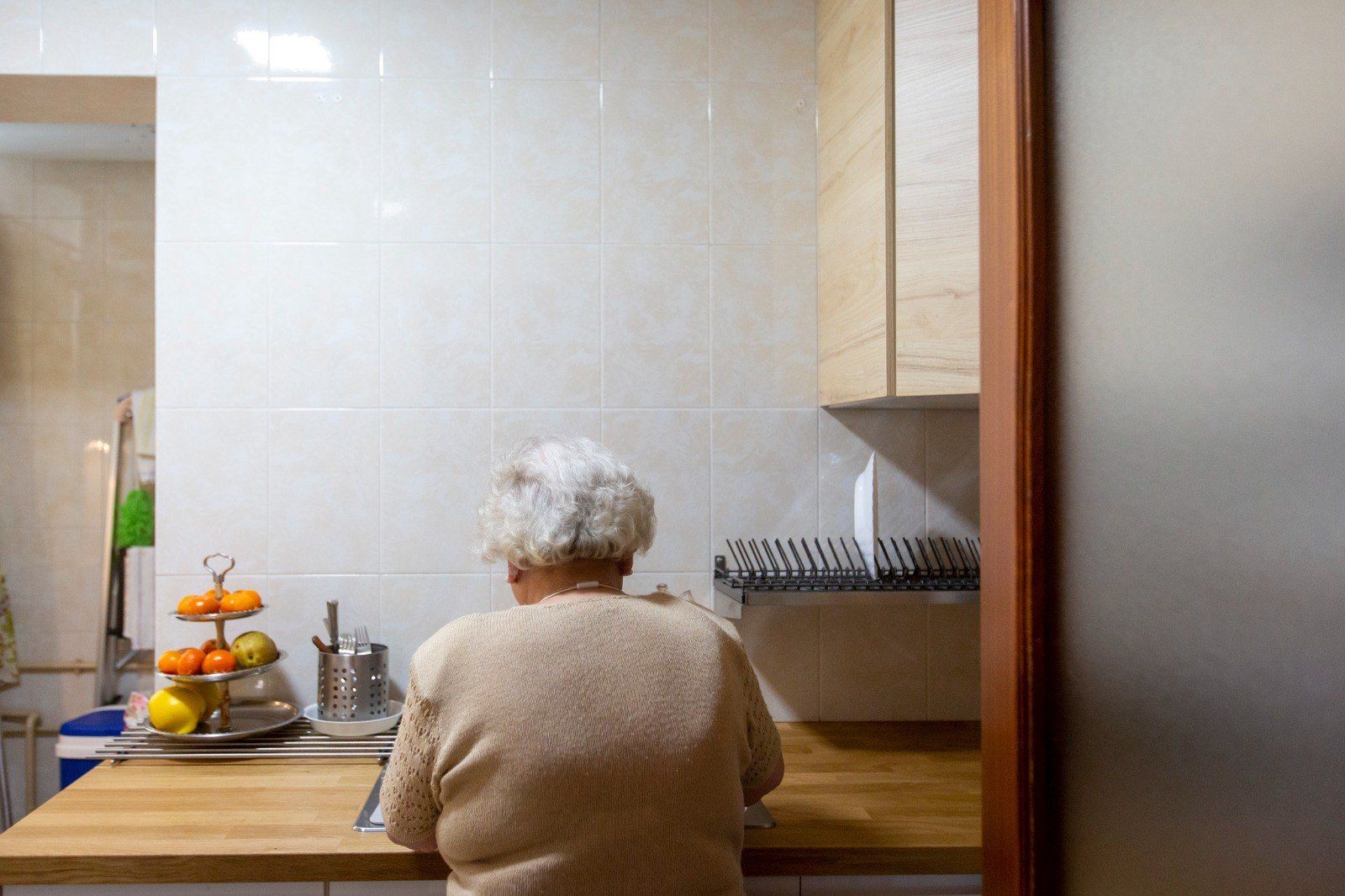 Una persona mayor en situación de dependencia en Andalucía.